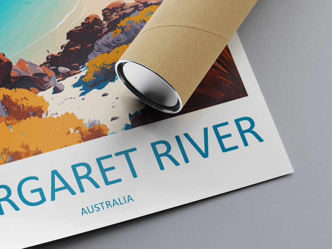 Margaret River Travel Print Wall Art Margaret River Wall Hanging Home Décor Margaret River Gift Art Lovers Wall Art Australia Travel Art
