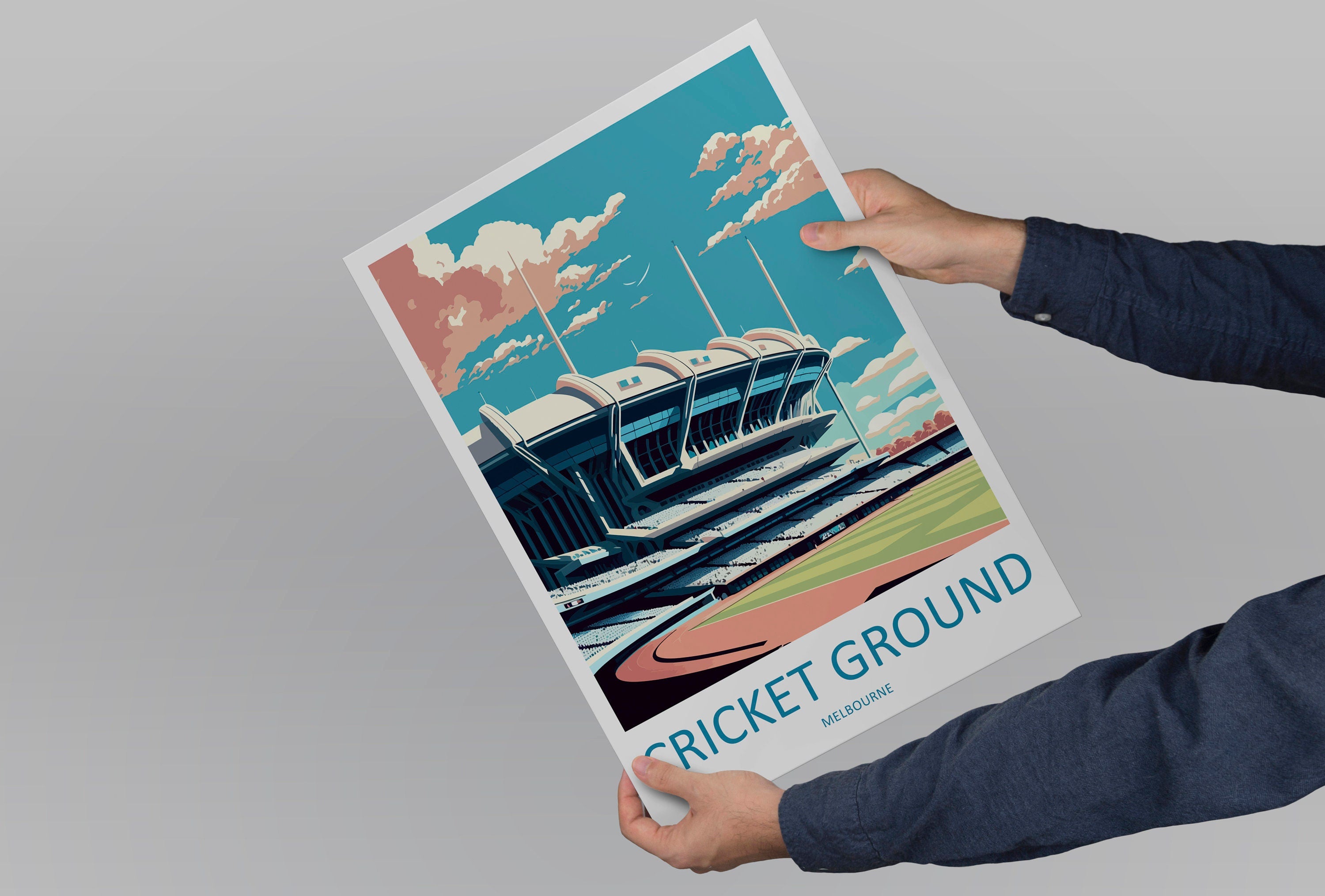 Melbourne Cricket Ground Travel Print