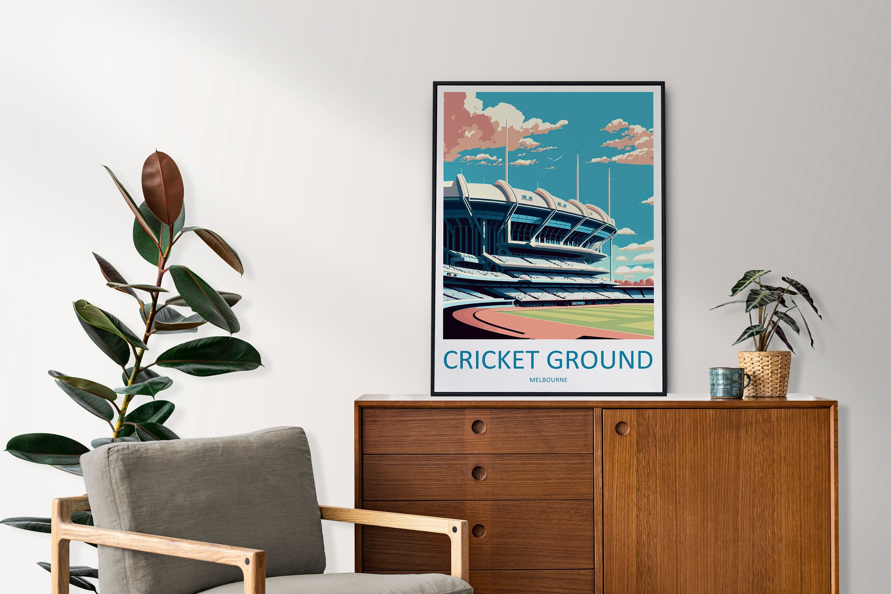 Melbourne Cricket Ground Travel Print