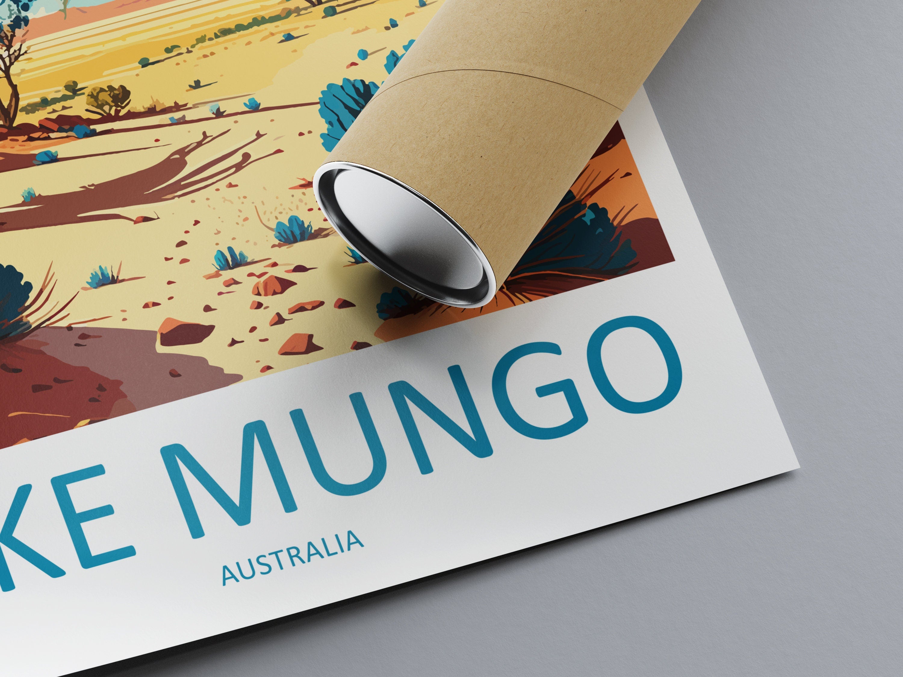 Lake Mungo Travel Print