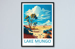 Lake Mungo Travel Print