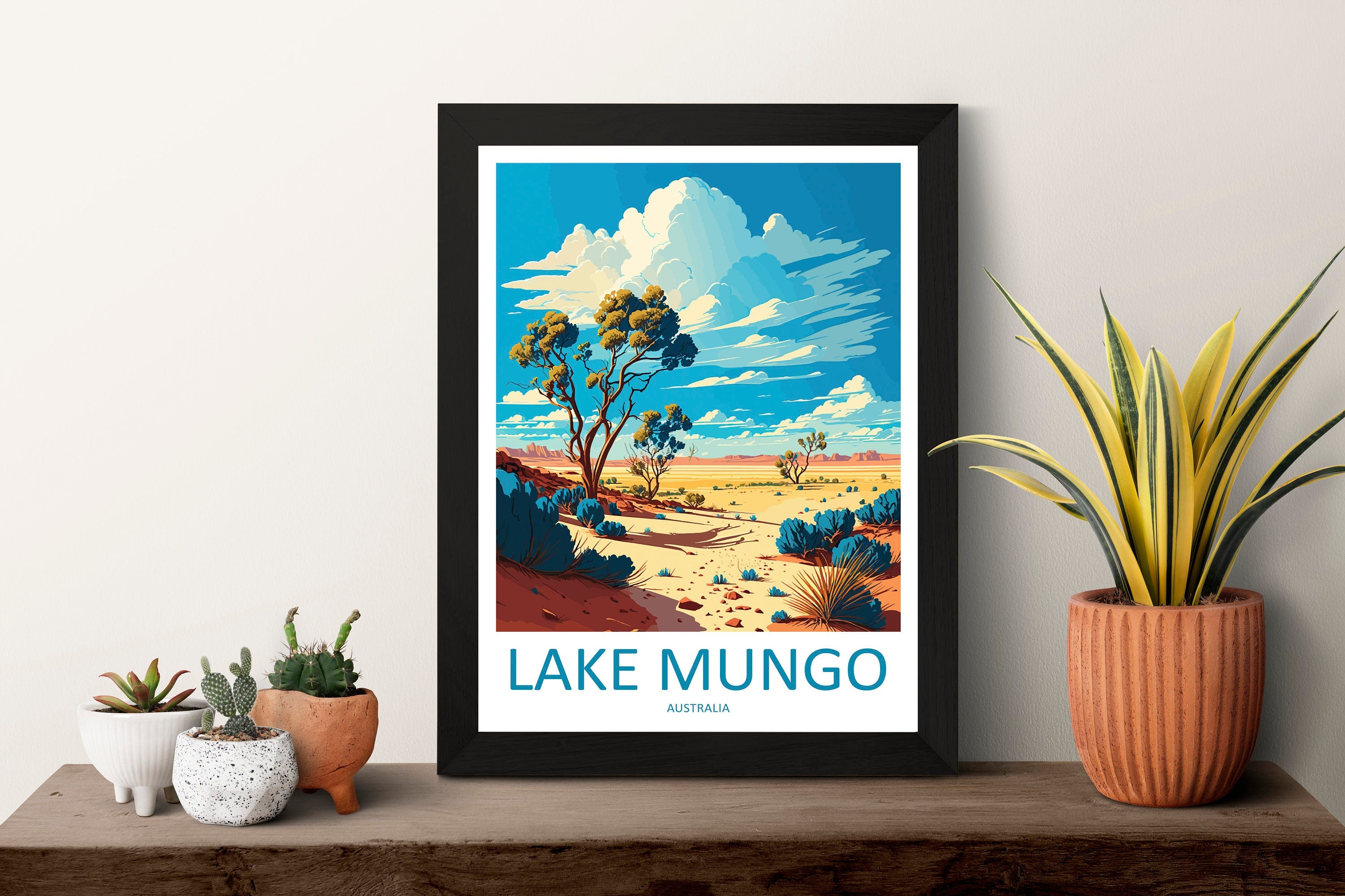 Lake Mungo Travel Print