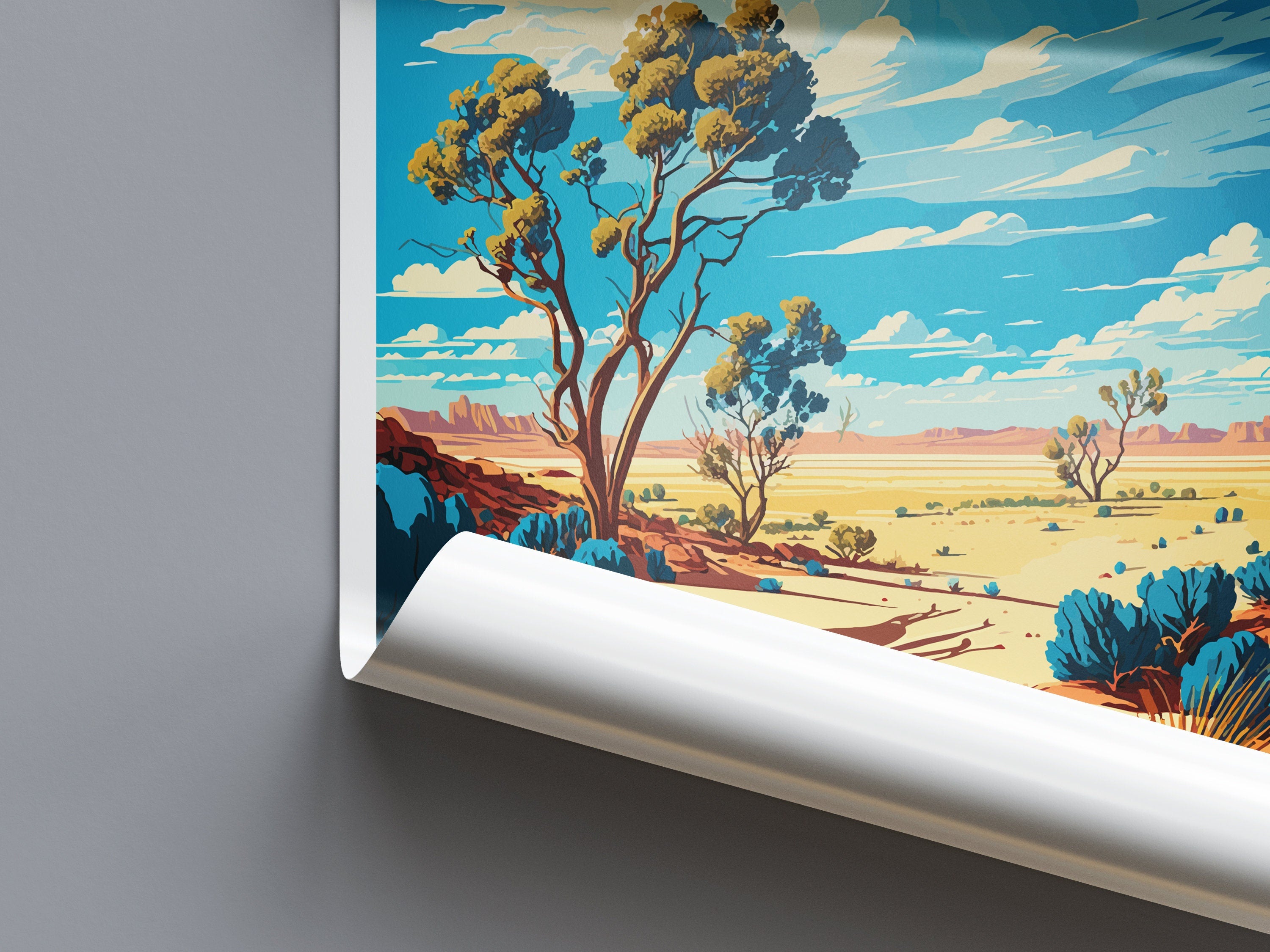 Lake Mungo Travel Print