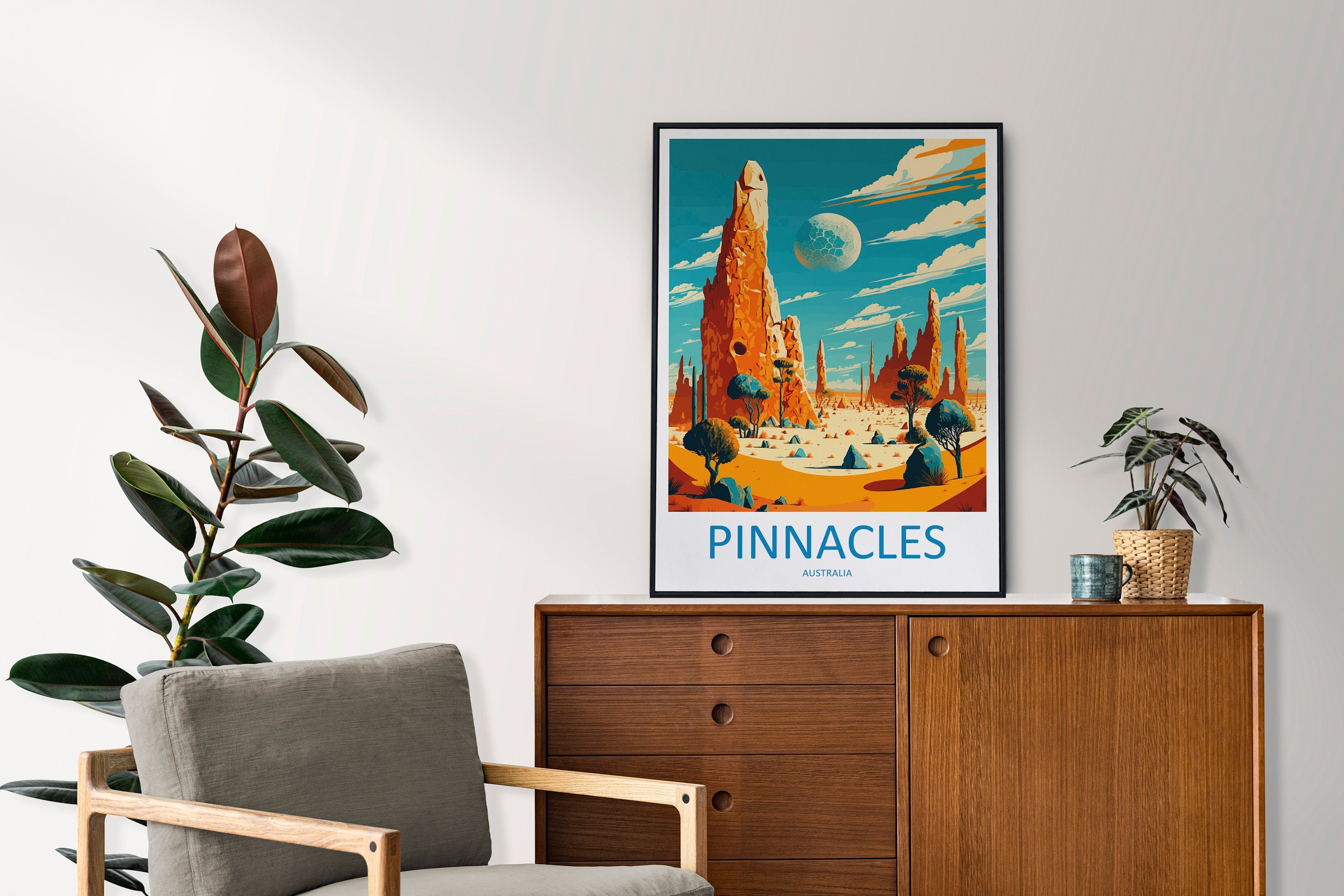 Pinnacles Travel Print