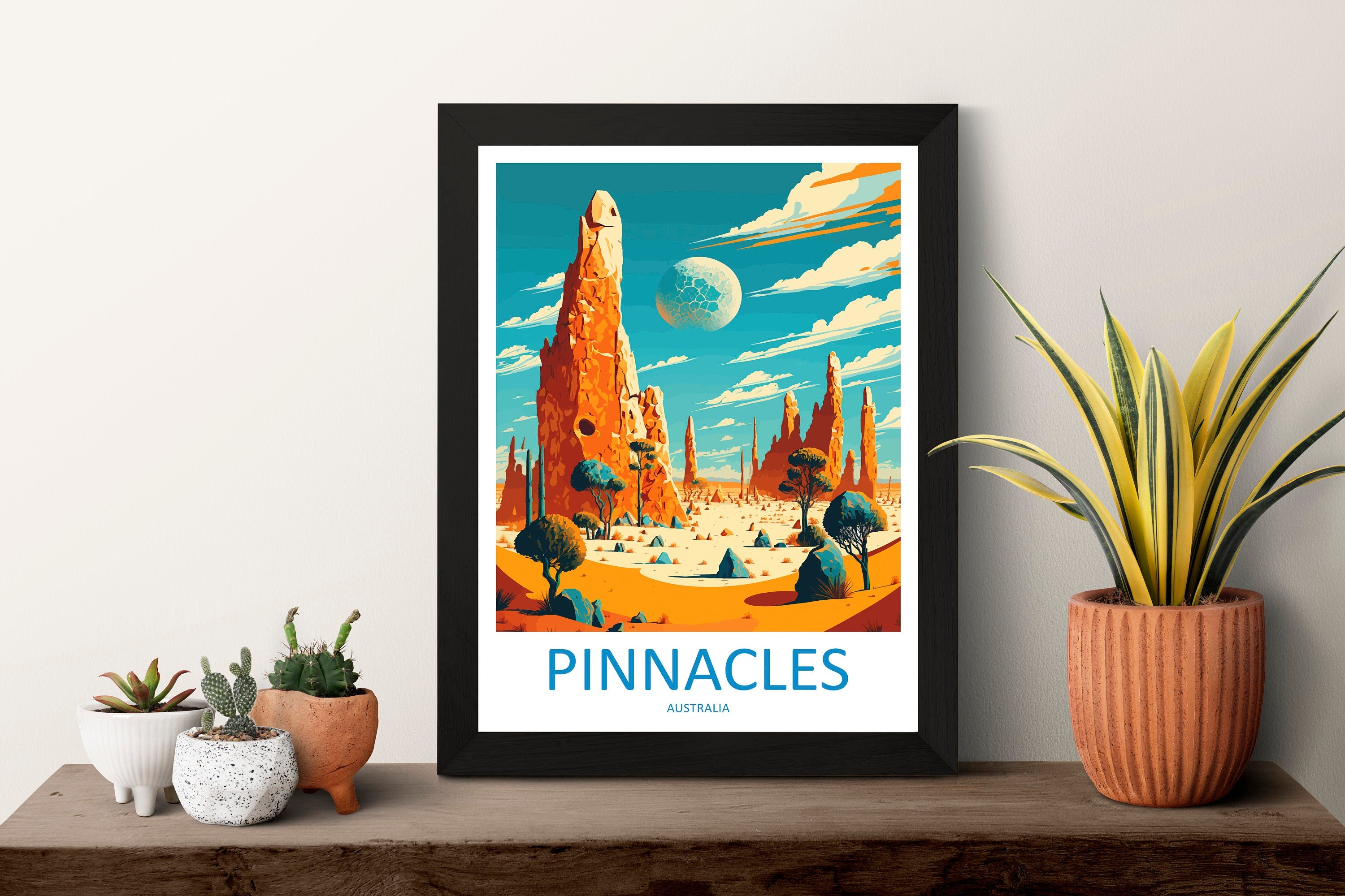 Pinnacles Travel Print