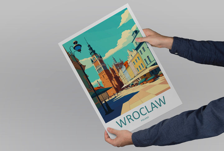 Wroclaw Travel Print Wroclaw Home Decor European City Art Print Wroclaw Wall Art for Poland Enthusiast Gift Wall Hanging Wroclaw Poland Art