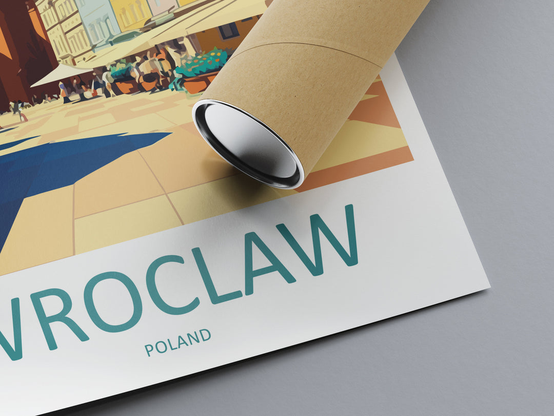 Wroclaw Travel Print Wroclaw Home Decor European City Art Print Wroclaw Wall Art for Poland Enthusiast Gift Wall Hanging Wroclaw Poland Art