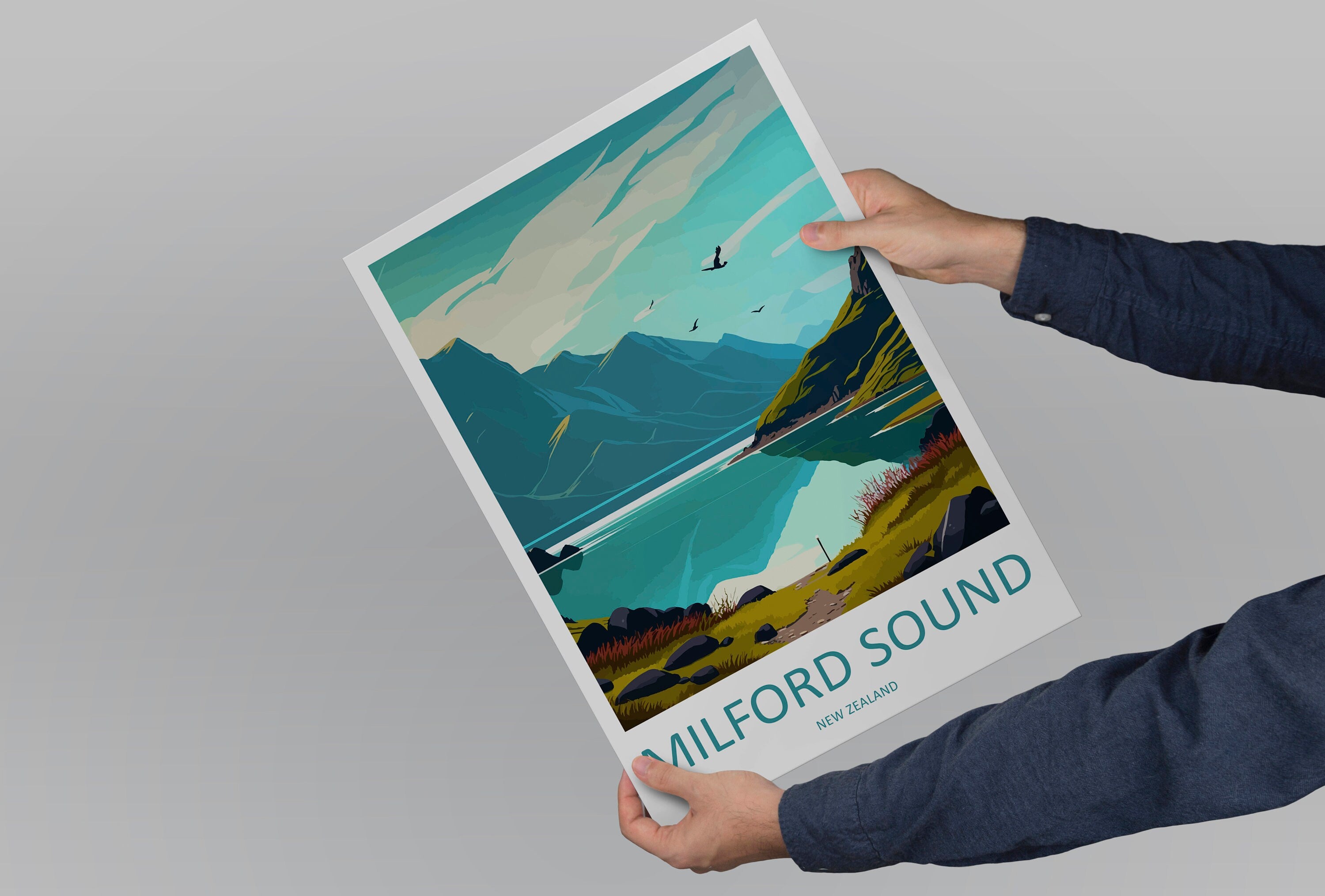 Milford Sound Travel Print