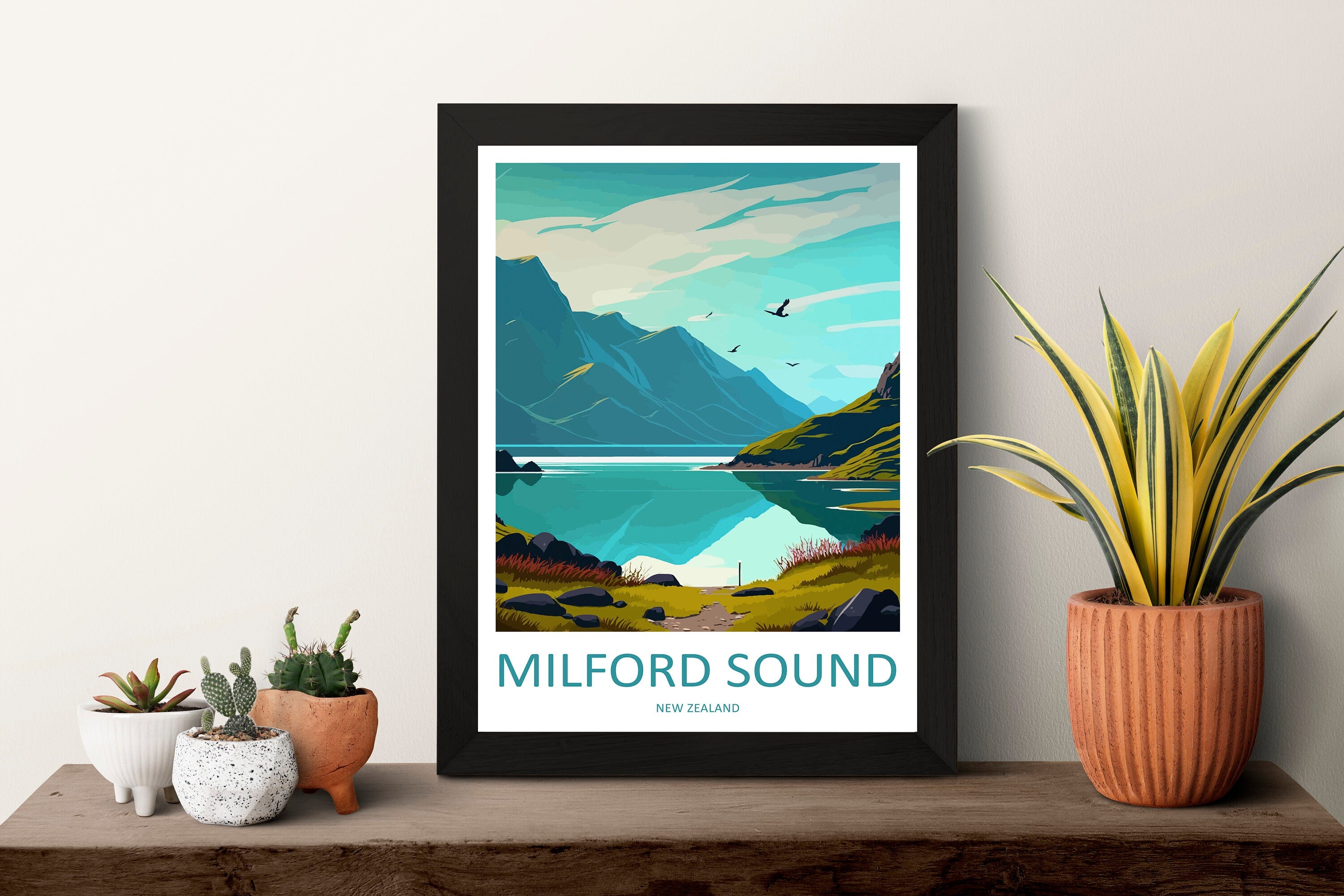 Milford Sound Travel Print