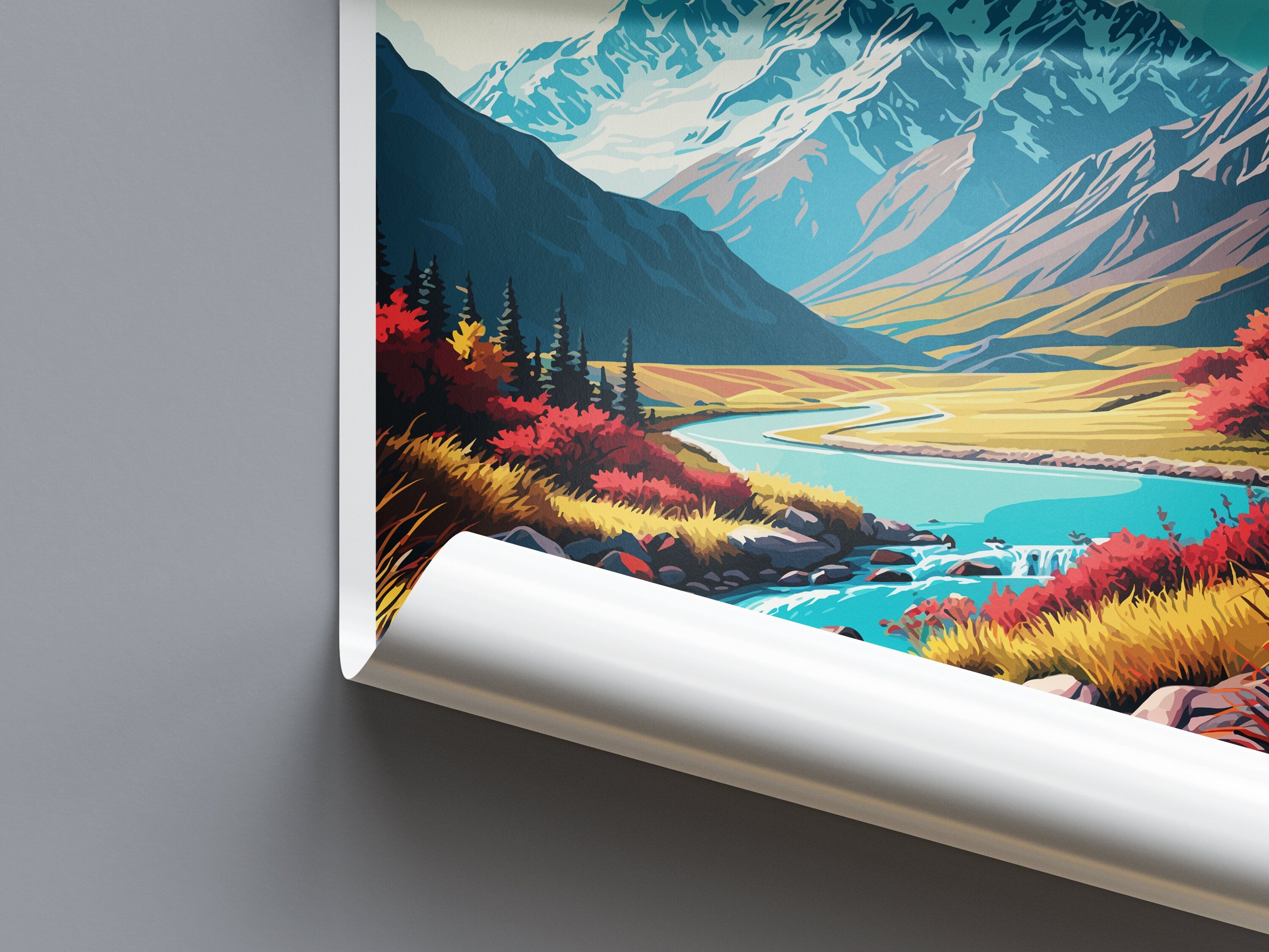 Mount Cook Travel Print