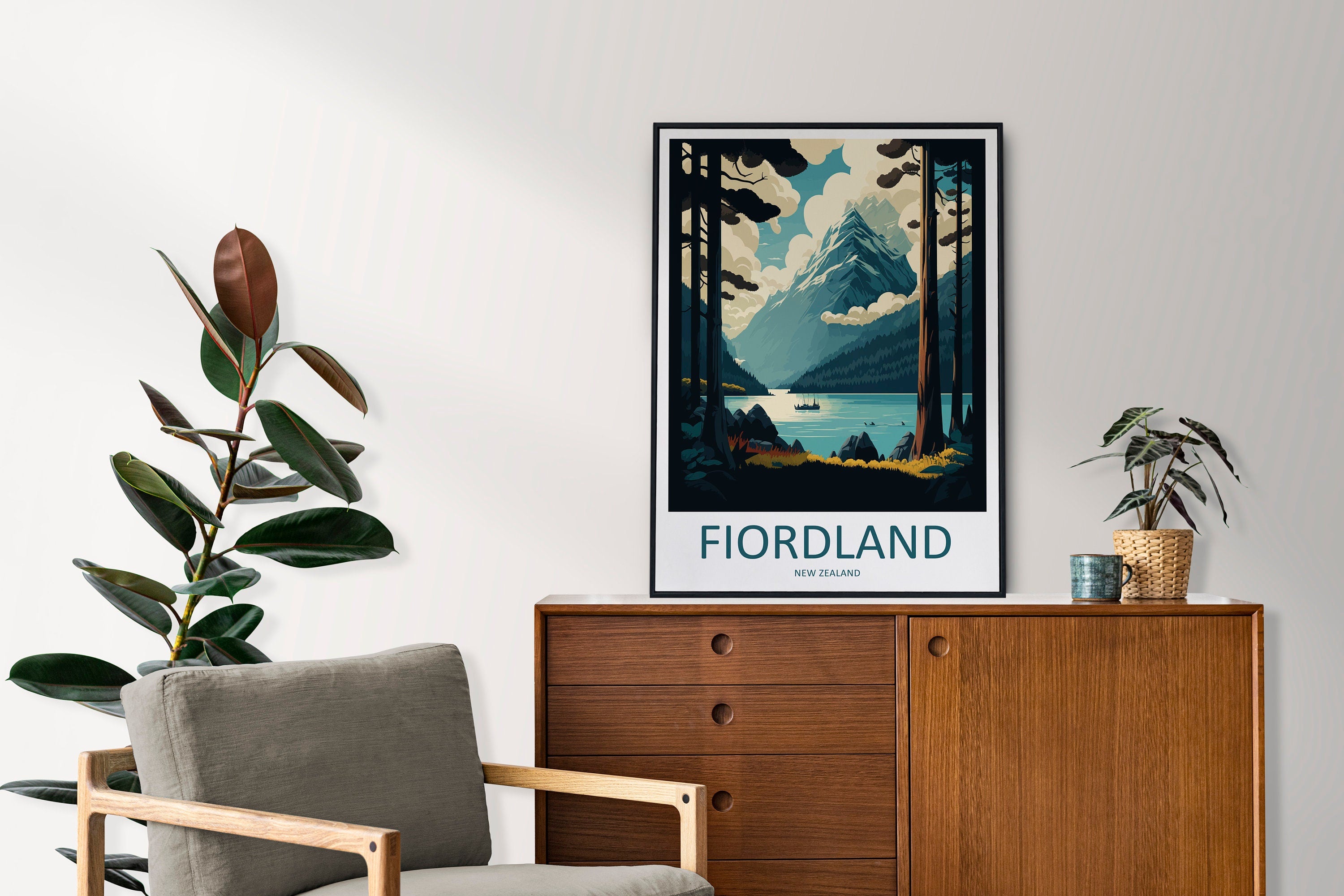 Fiordland Travel Print