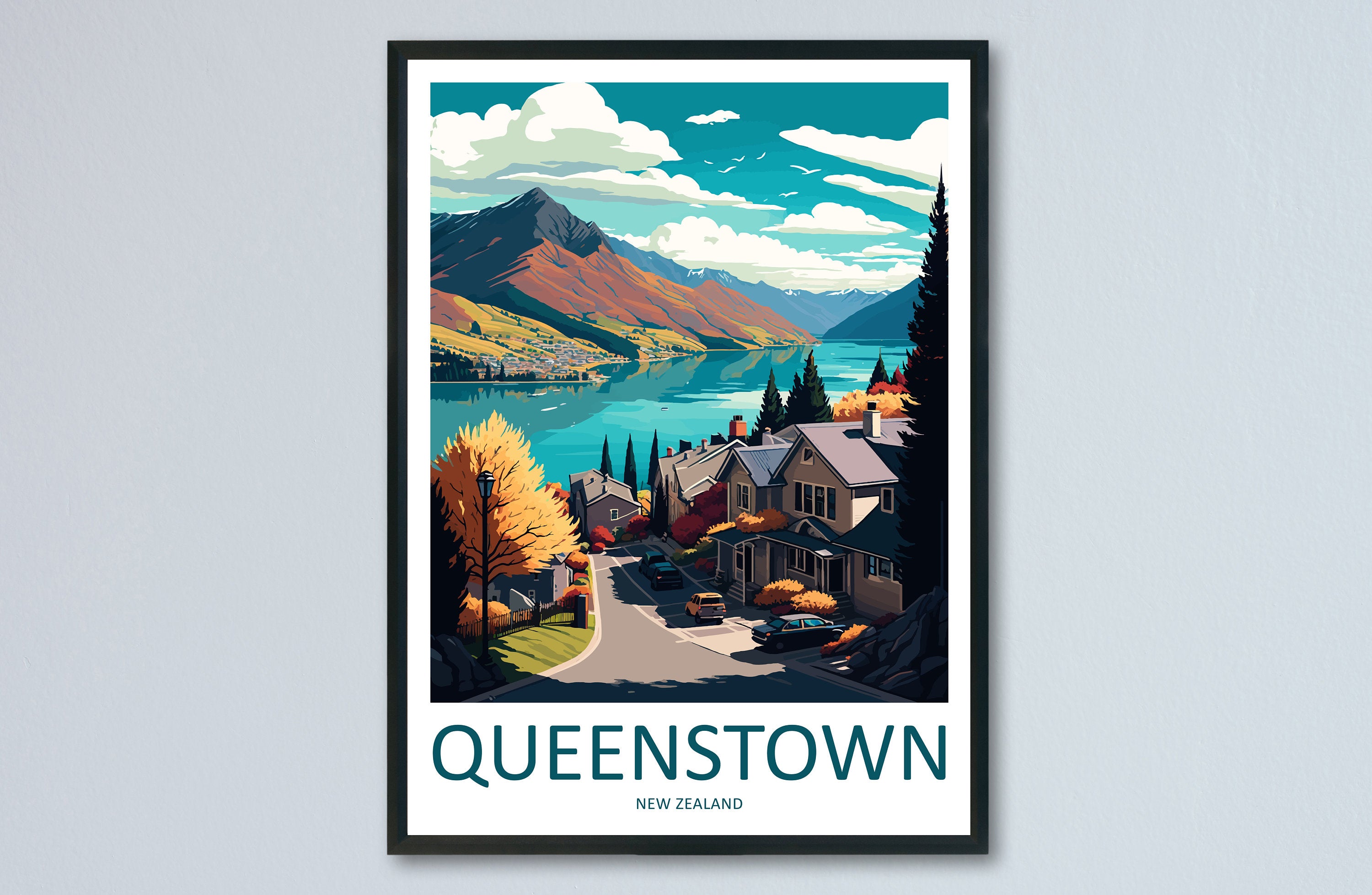 Queenstown Travel Print