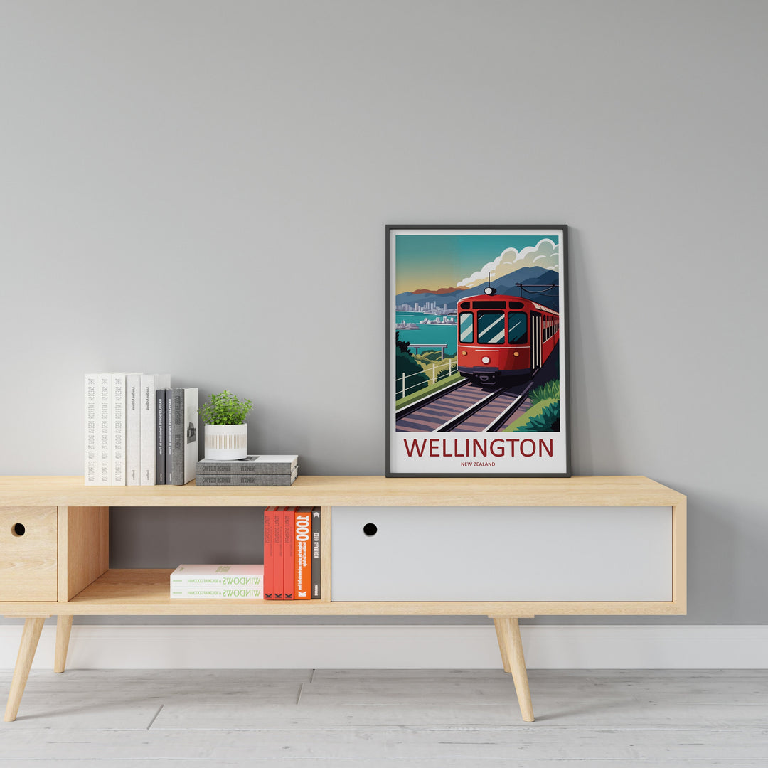Wellington Travel Print Wall Art Wellington Wall Hanging Home Décor Wellington Gift Art Lovers New Zealand Art Lover Gift Print Wellington