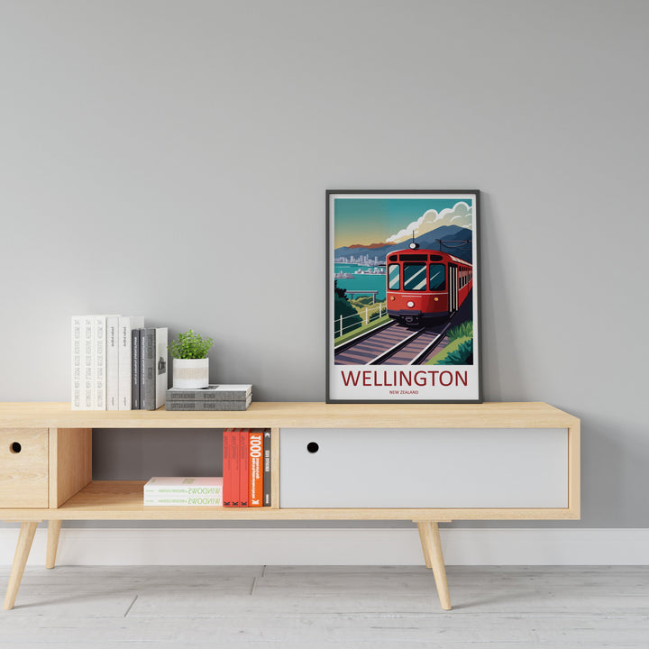 Wellington Travel Print Wall Art Wellington Wall Hanging Home Décor Wellington Gift Art Lovers New Zealand Art Lover Gift Print Wellington
