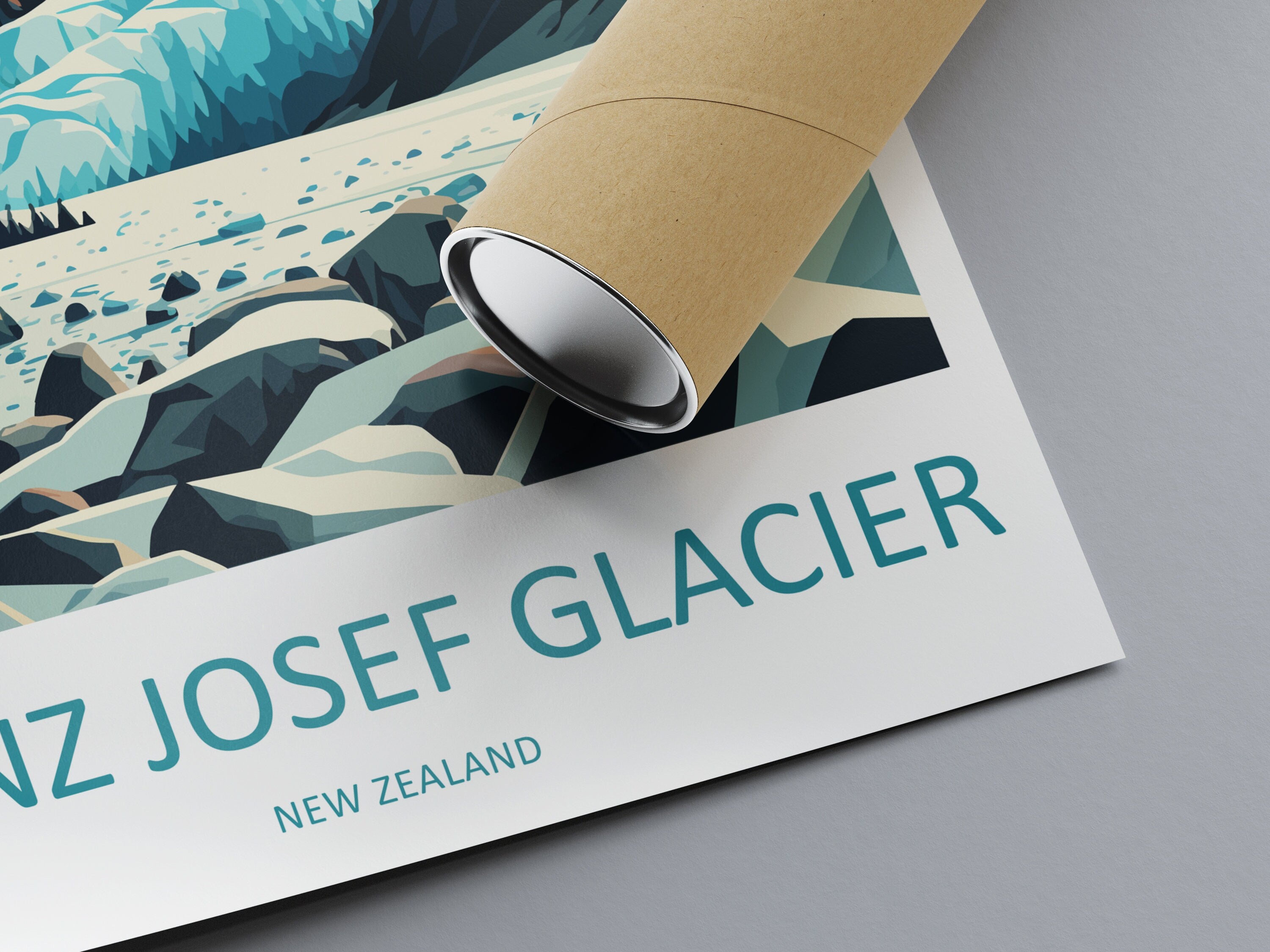 Franz Josef Glacier Travel Print