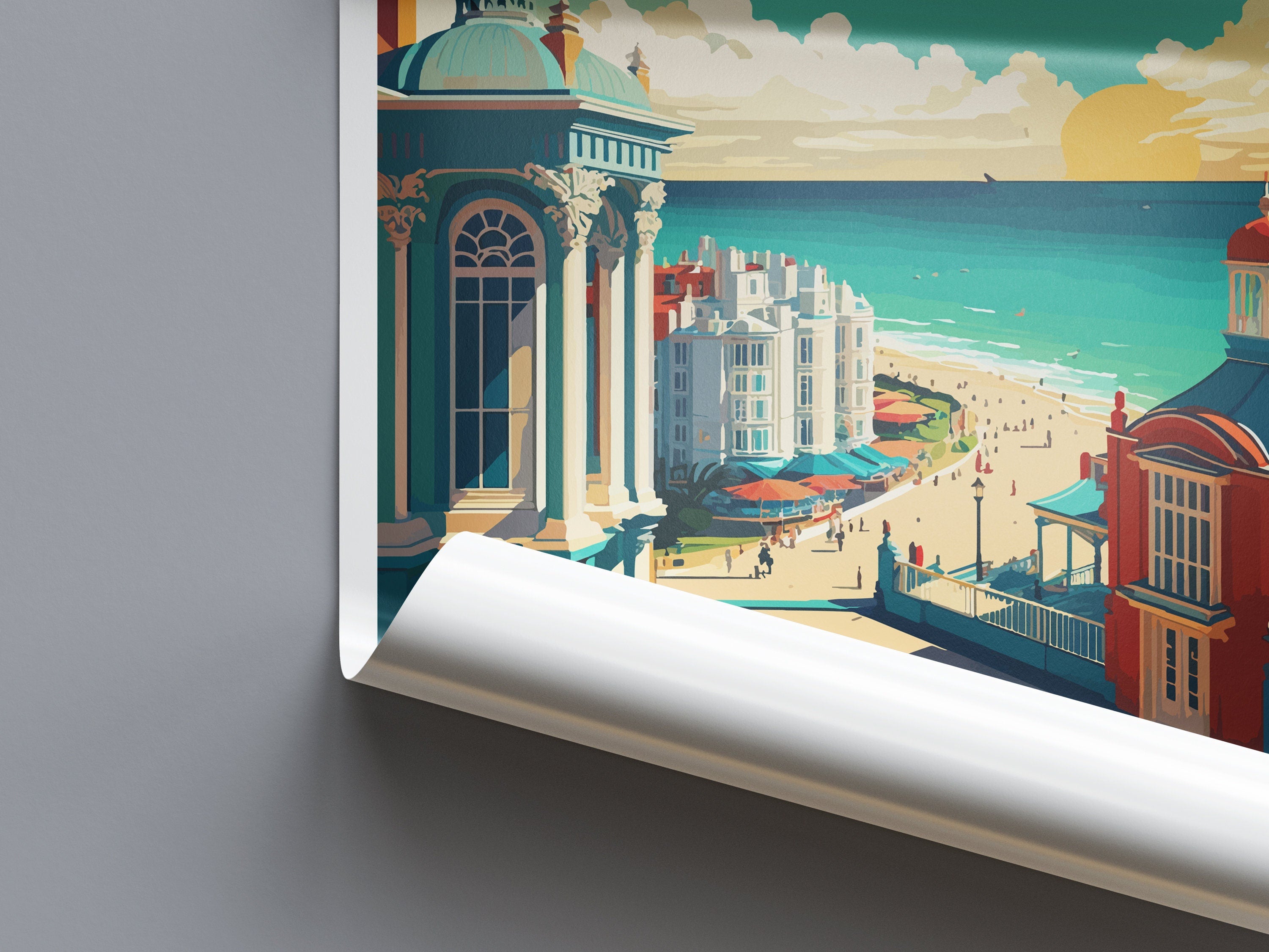 Brighton Pier Print Brighton Home Decor Seascape Art Print Brighton