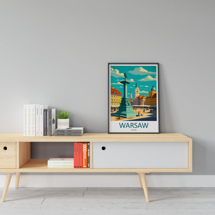 Warsaw Cityscape Print Warsaw Home Decor European City Art Print Warsaw Wall Art for Poland Enthusiast Gift Wall Hanging Warsaw Poland Decor