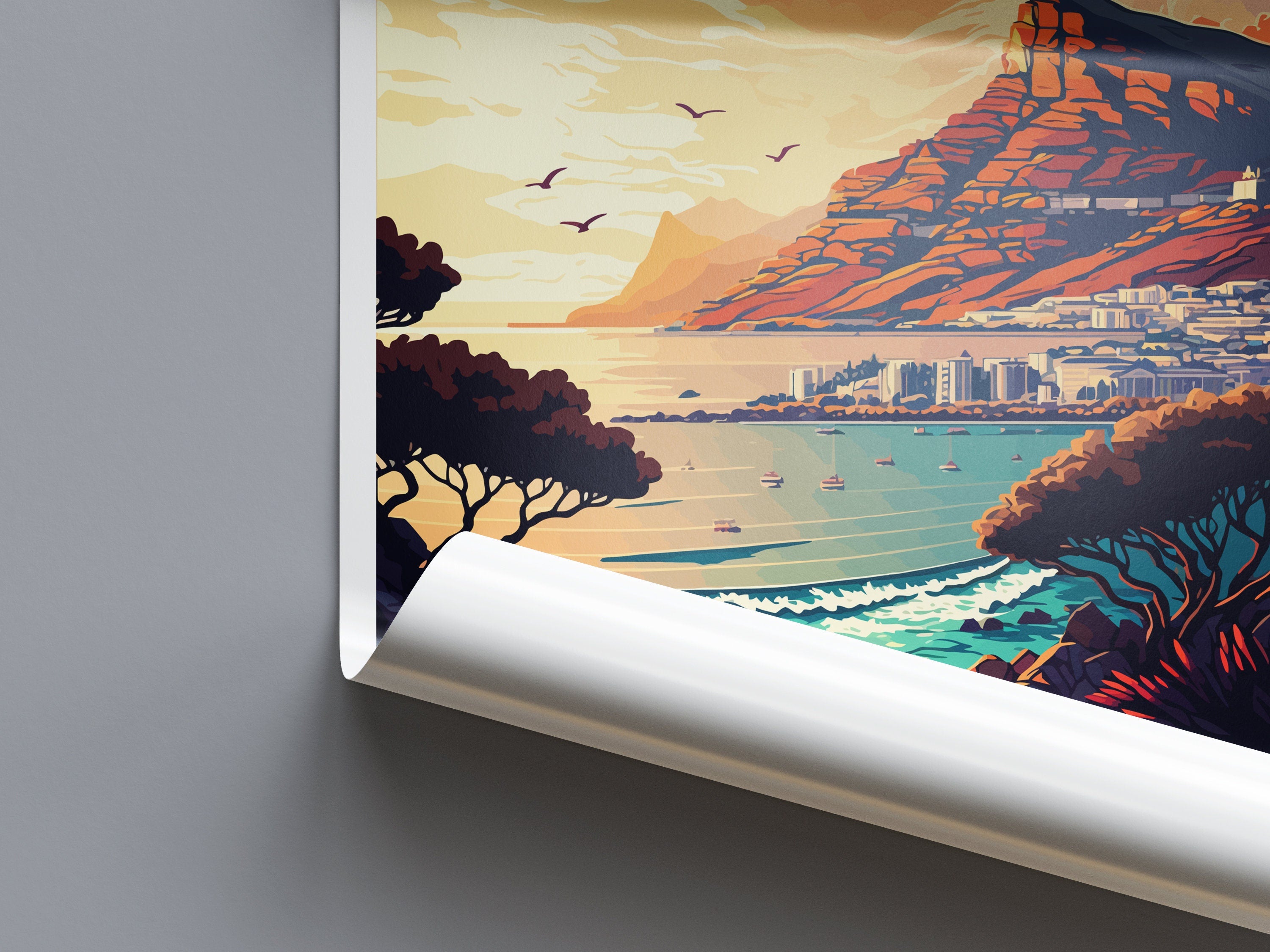 Cape Town Travel Print