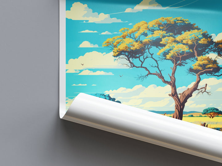 Kruger National Park Travel Print Wall Art Kruger National Park Wall Hanging Home Décor Kruger National Park Gift Art Lovers South Africa