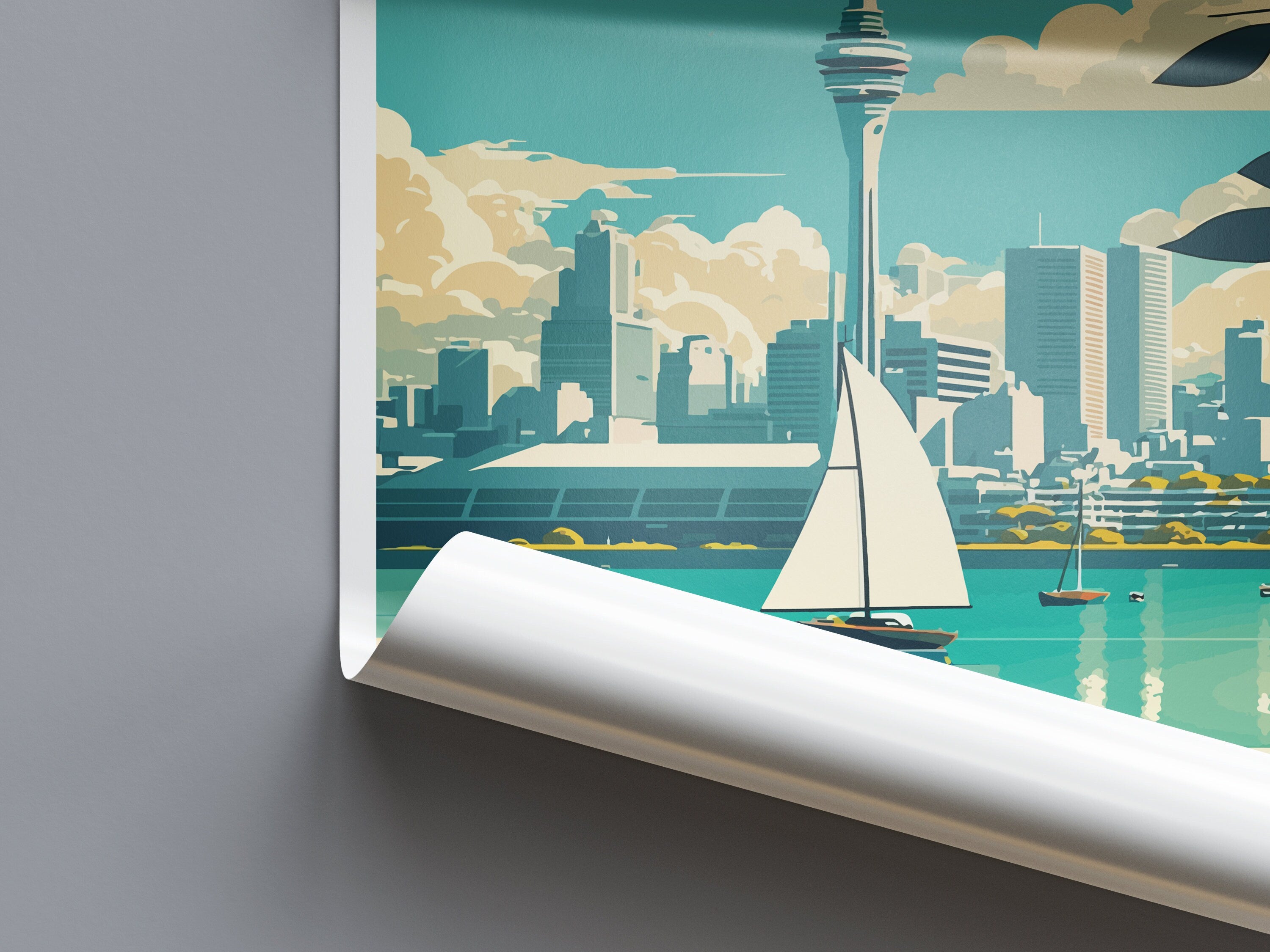 Auckland Travel Print