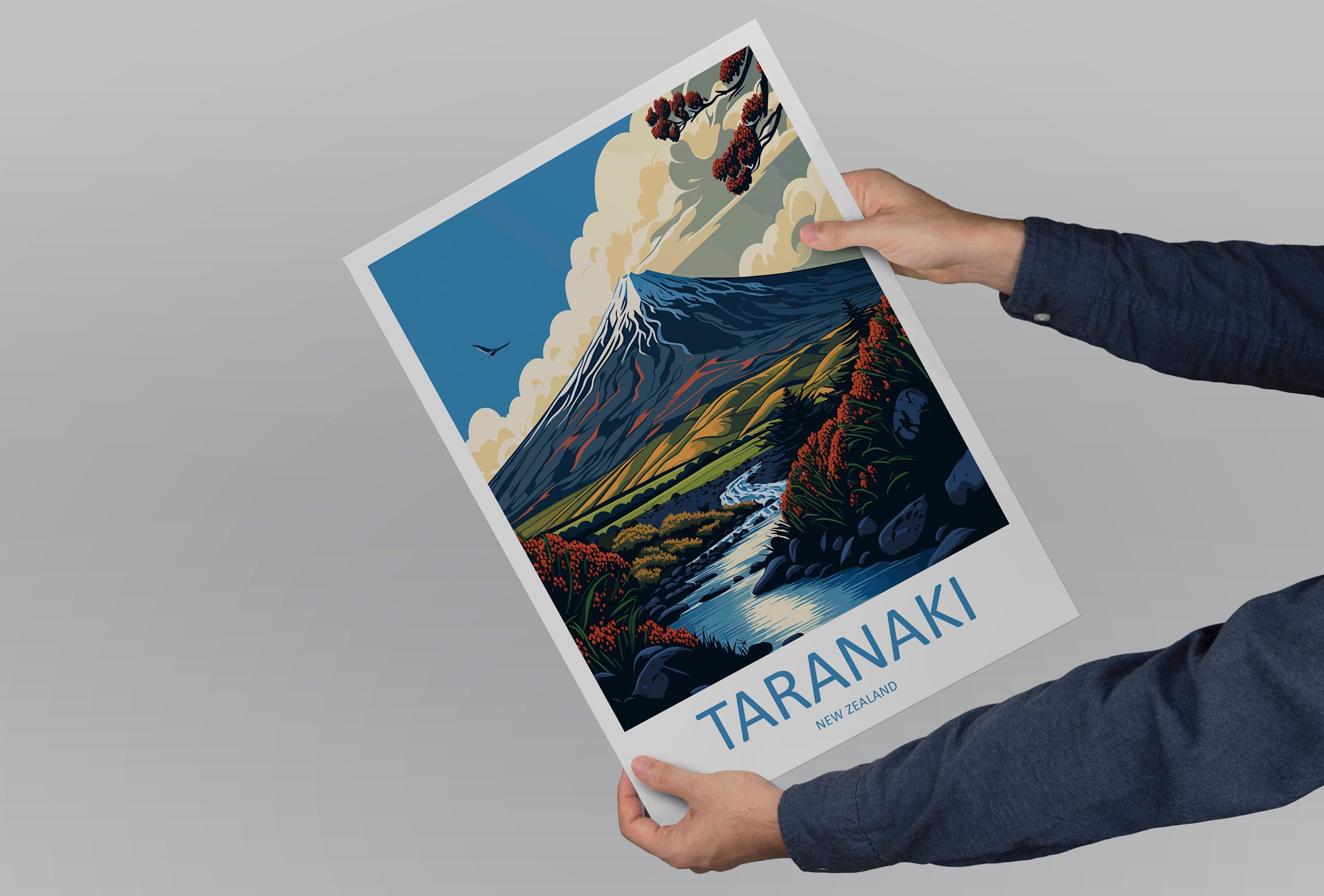 Taranaki Travel Print