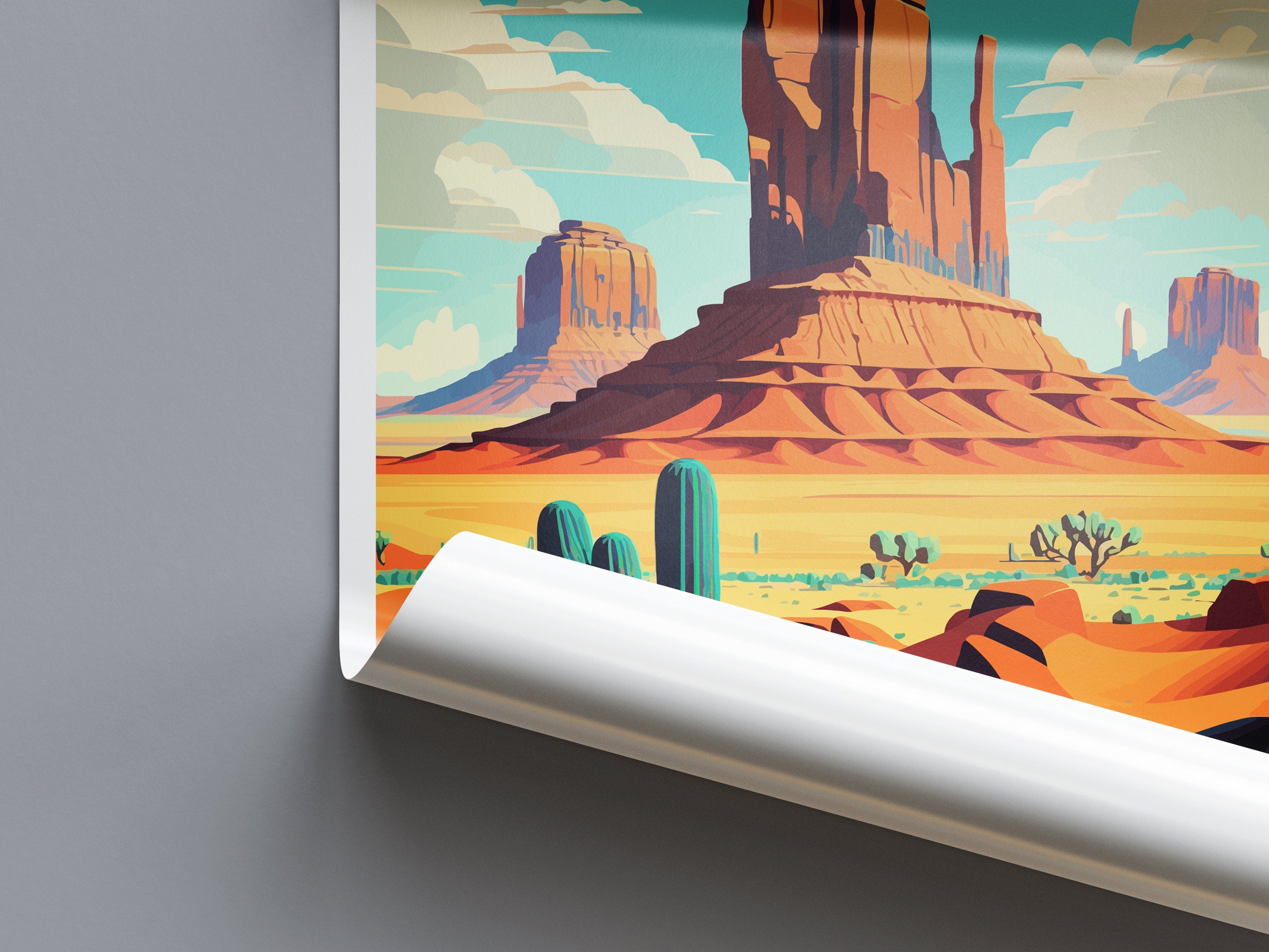 Monument Valley Travel Print