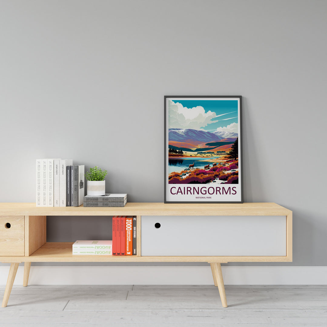 Cairngorms Print Cairngorms Home Decor Landscape Art Print Cairngorms Wall Art for Scotland Enthusiast Gift Wall Hanging Cairngorms Scotland