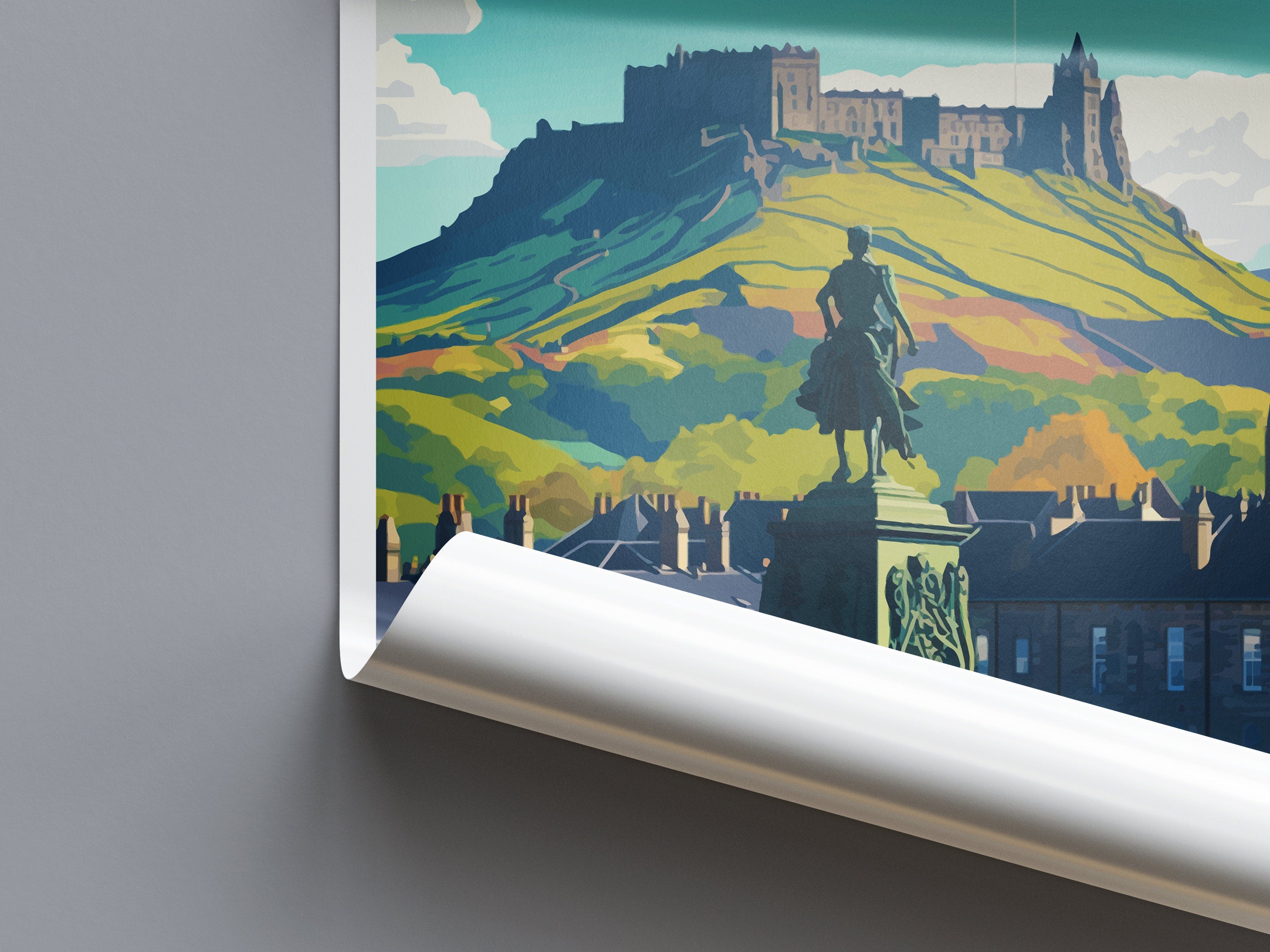 Stirling Print Stirling Home Décor Scotland City Art Print Stirling