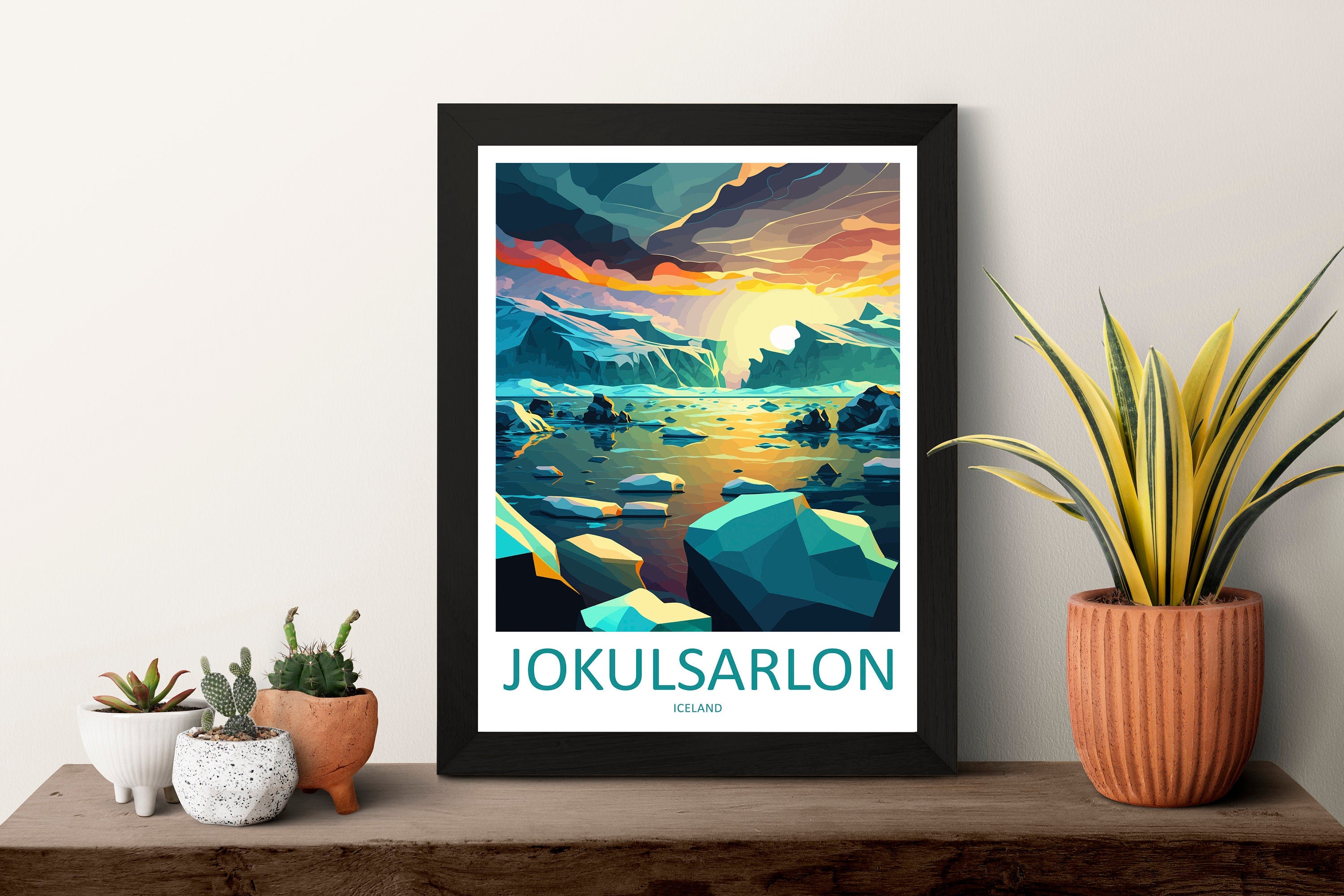 Jokulsarlon Travel Print