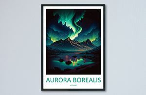 Northern Lights Travel Print