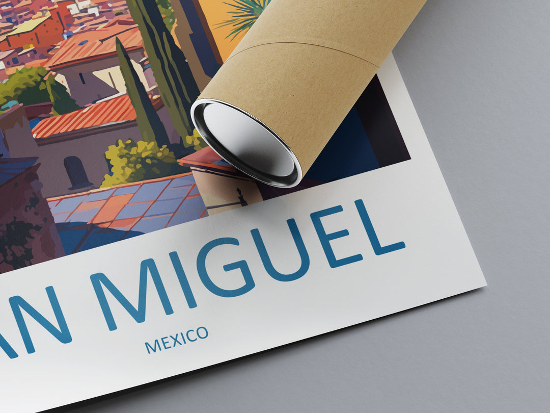 San Miguel Travel Print Wall Art San Miguel Wall Hanging Home Decor San Miguel Gift Art Lovers Wall Art Print Art San Miguel Wall Hanging
