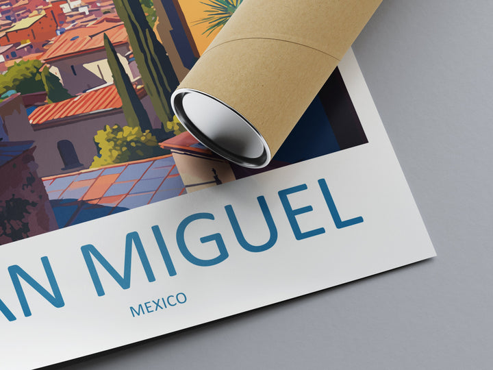 San Miguel Travel Print Wall Art San Miguel Wall Hanging Home Decor San Miguel Gift Art Lovers Wall Art Print Art San Miguel Wall Hanging