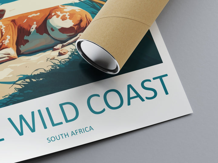The Wild Coast Travel Print Wall Art The Wild Coast Wall Hanging Home Décor The Wild Coast Gift Lovers South Africa Art Print The Wild Coast