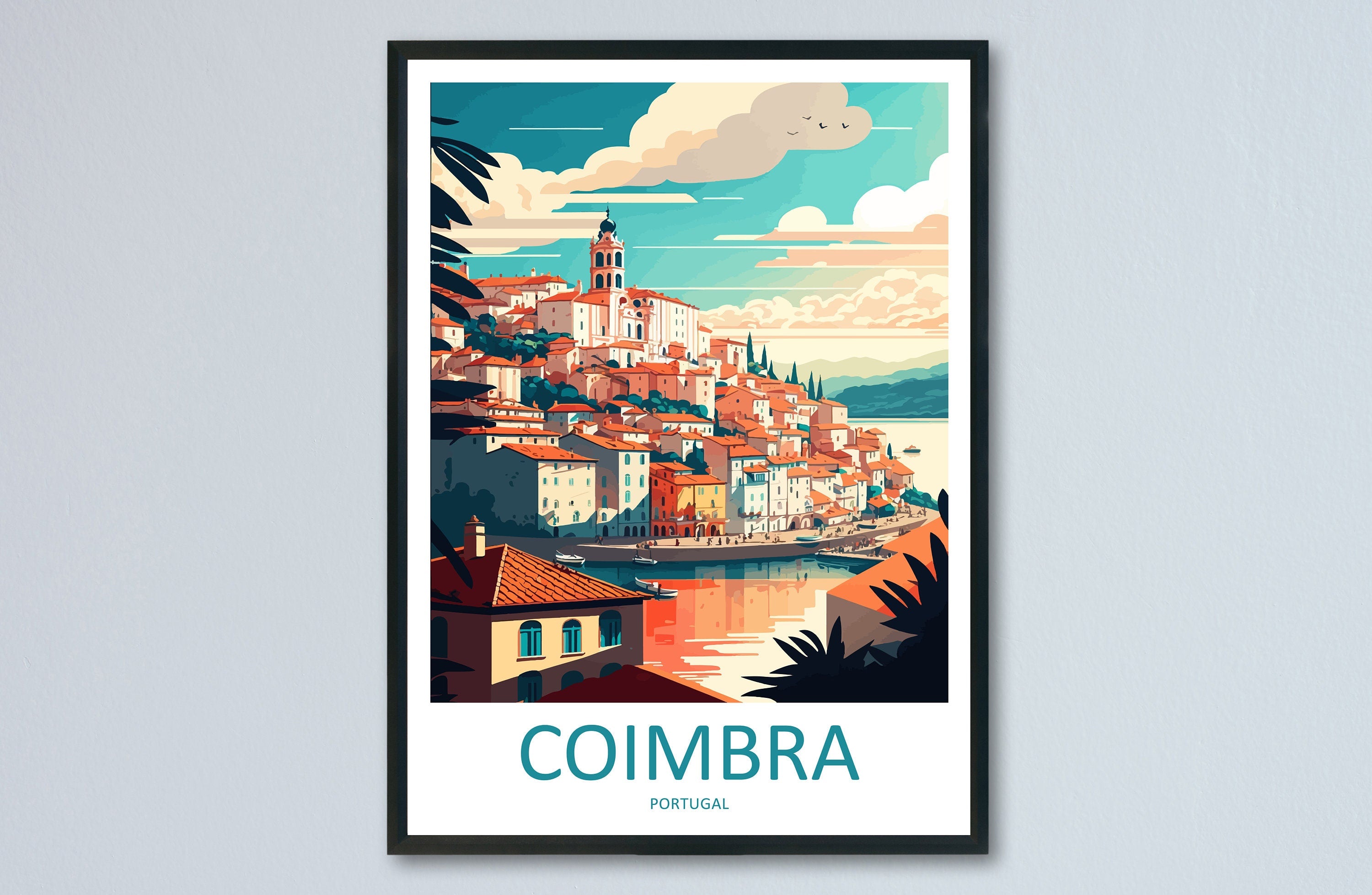 Coimbra Travel Print