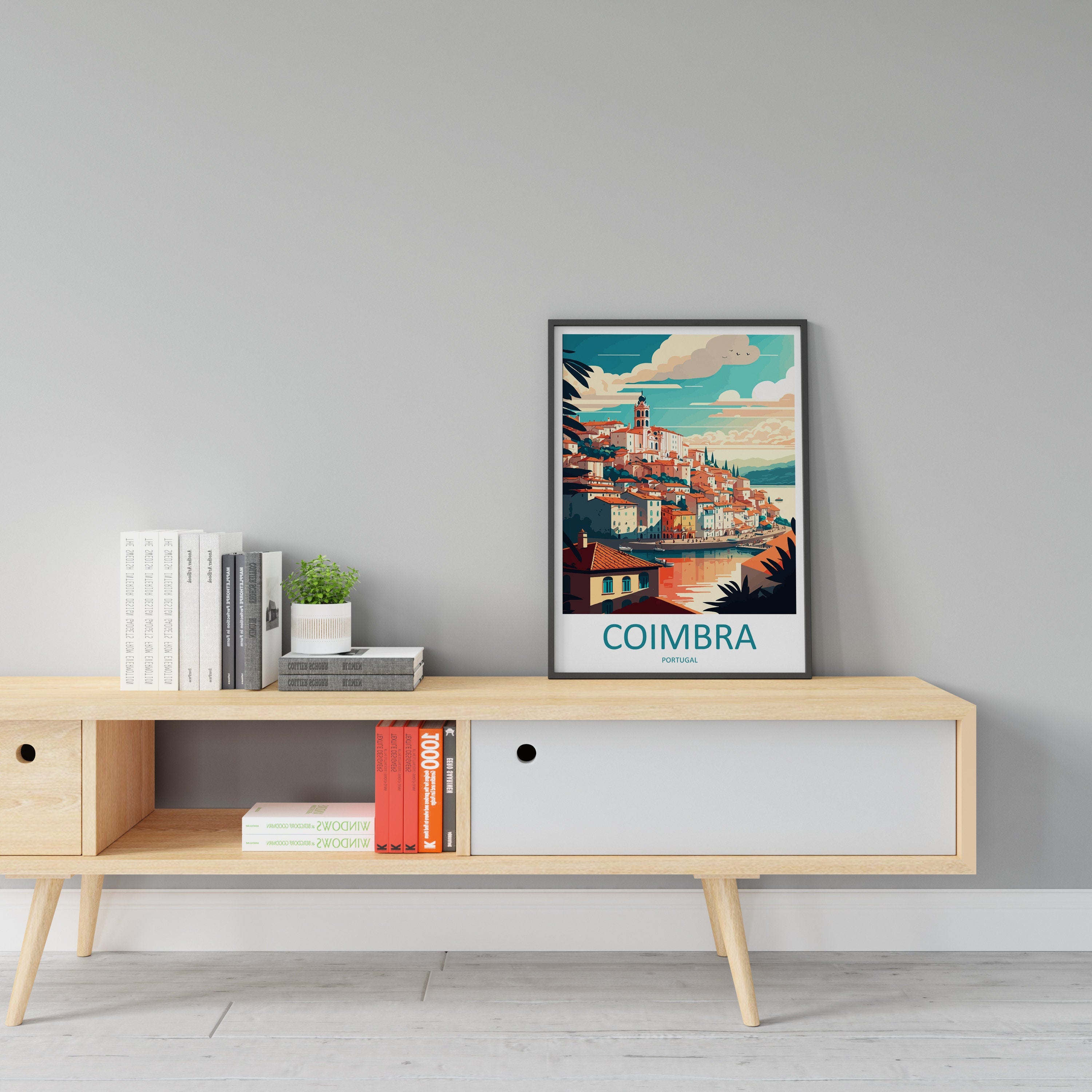 Coimbra Travel Print