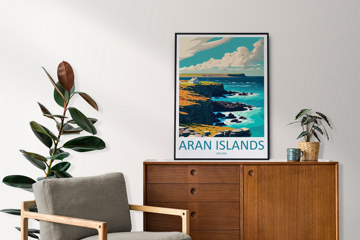Aran Islands Print Aran Islands Home Decor Landscape Art Print Aran Islands Wall Art for Ireland Enthusiast Gift Wall Hanging Aran Islands