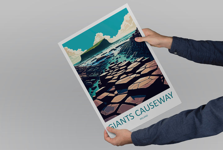 Giant's Causeway Print Giant's Causeway Home Décor Landscape Print Giant's Causeway Wall Art Northern Ireland Enthusiast Gift Wall Hanging