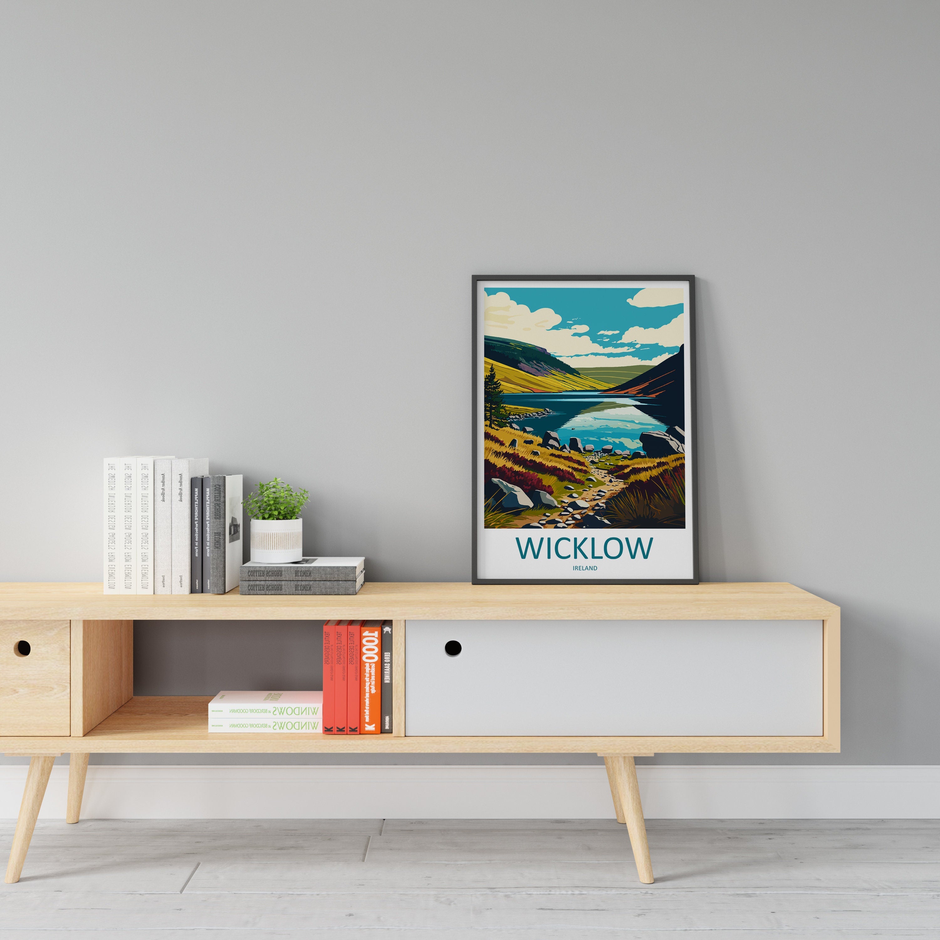 Wicklow Mountains Print Wicklow Home Decor Landscape Art Print Wicklow