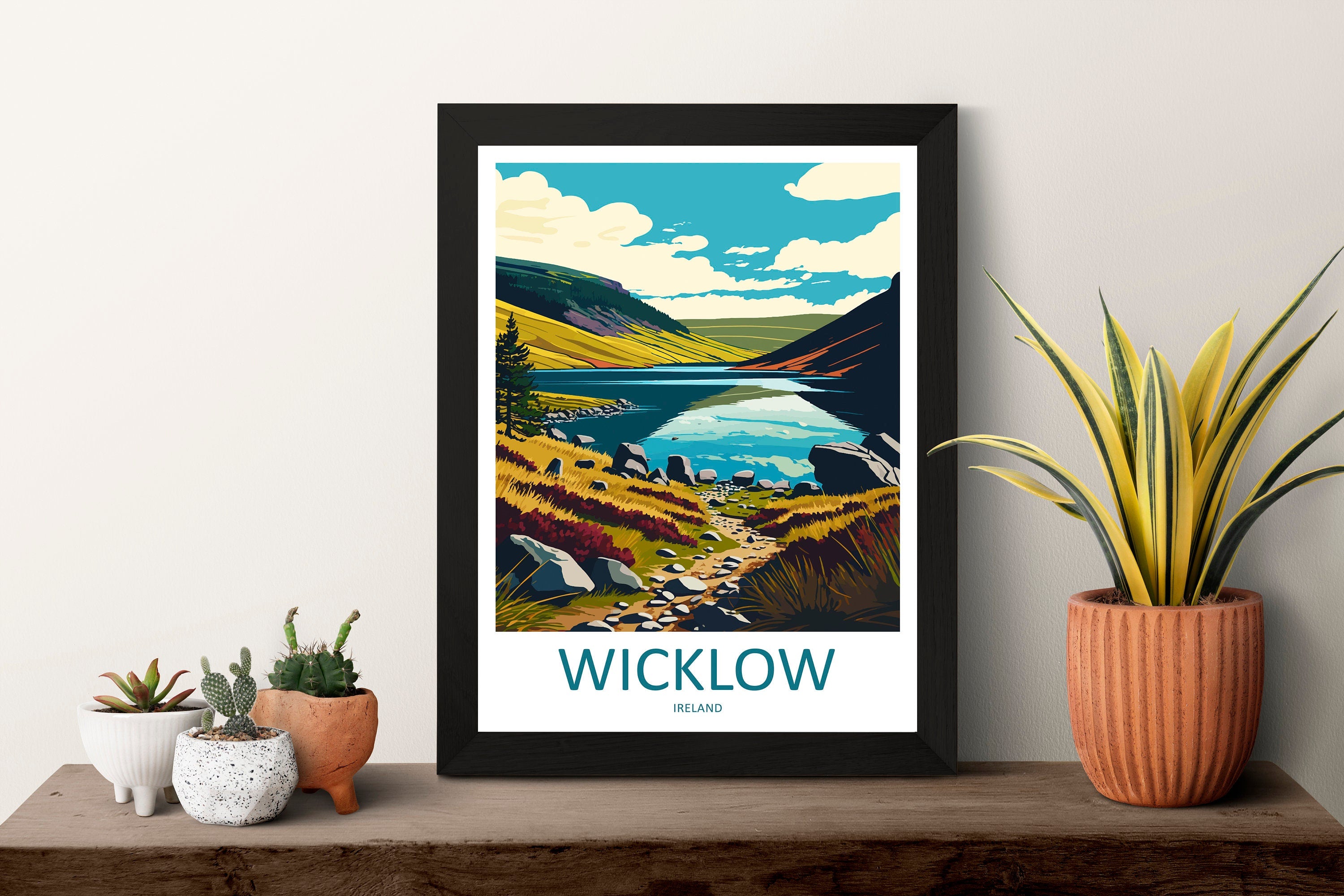 Wicklow Mountains Print Wicklow Home Decor Landscape Art Print Wicklow