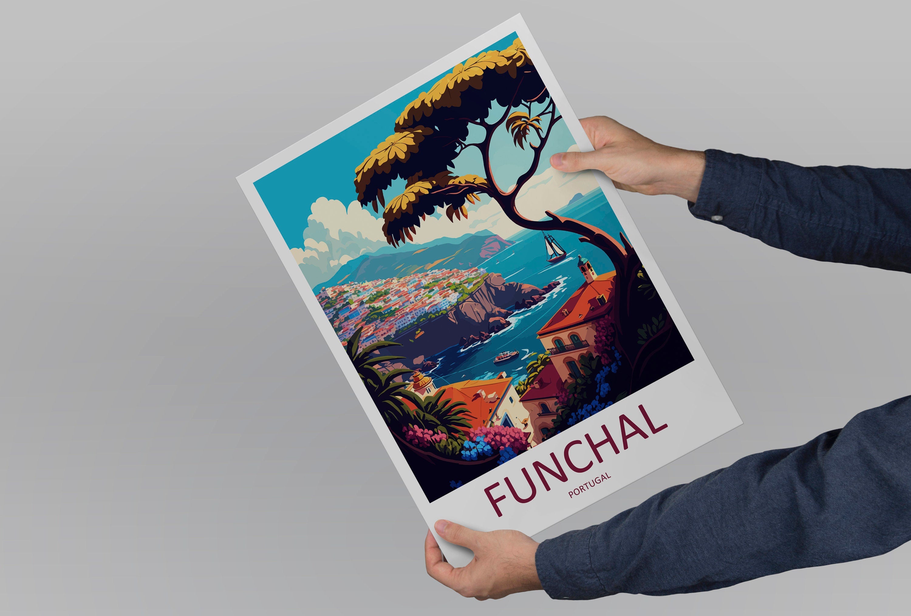 Funchal Travel Print