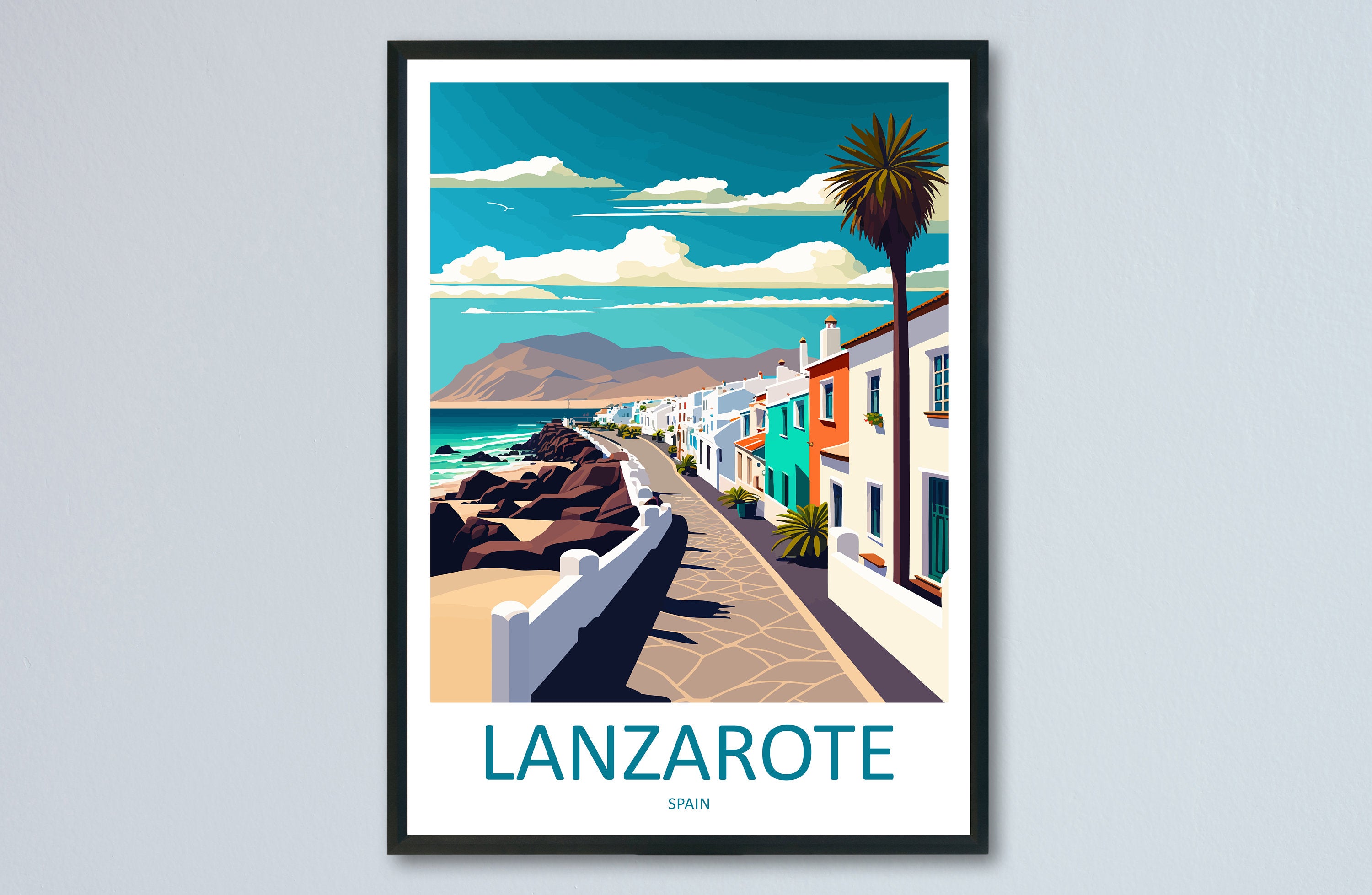 Lanzarote Travel Print