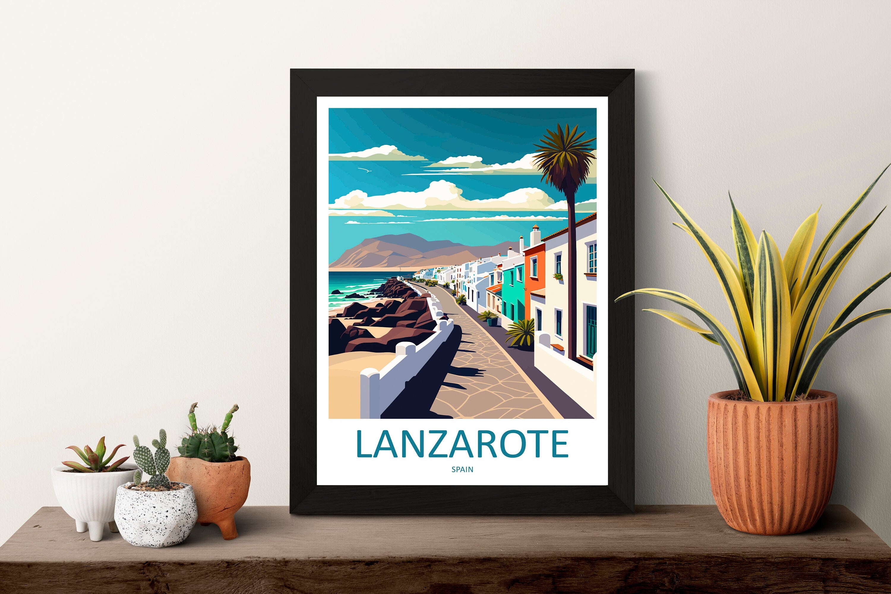 Lanzarote Travel Print