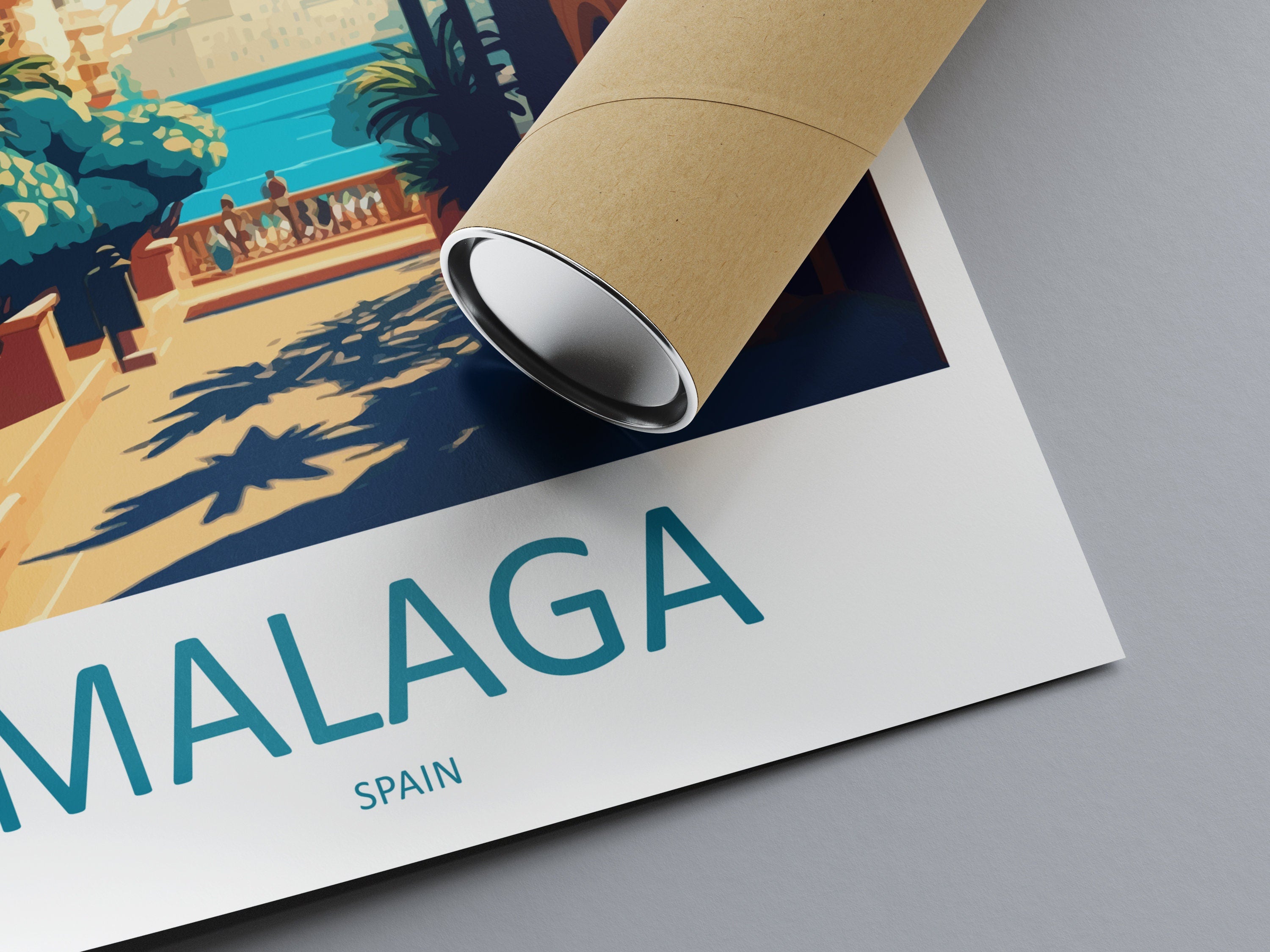 Malaga Travel Print