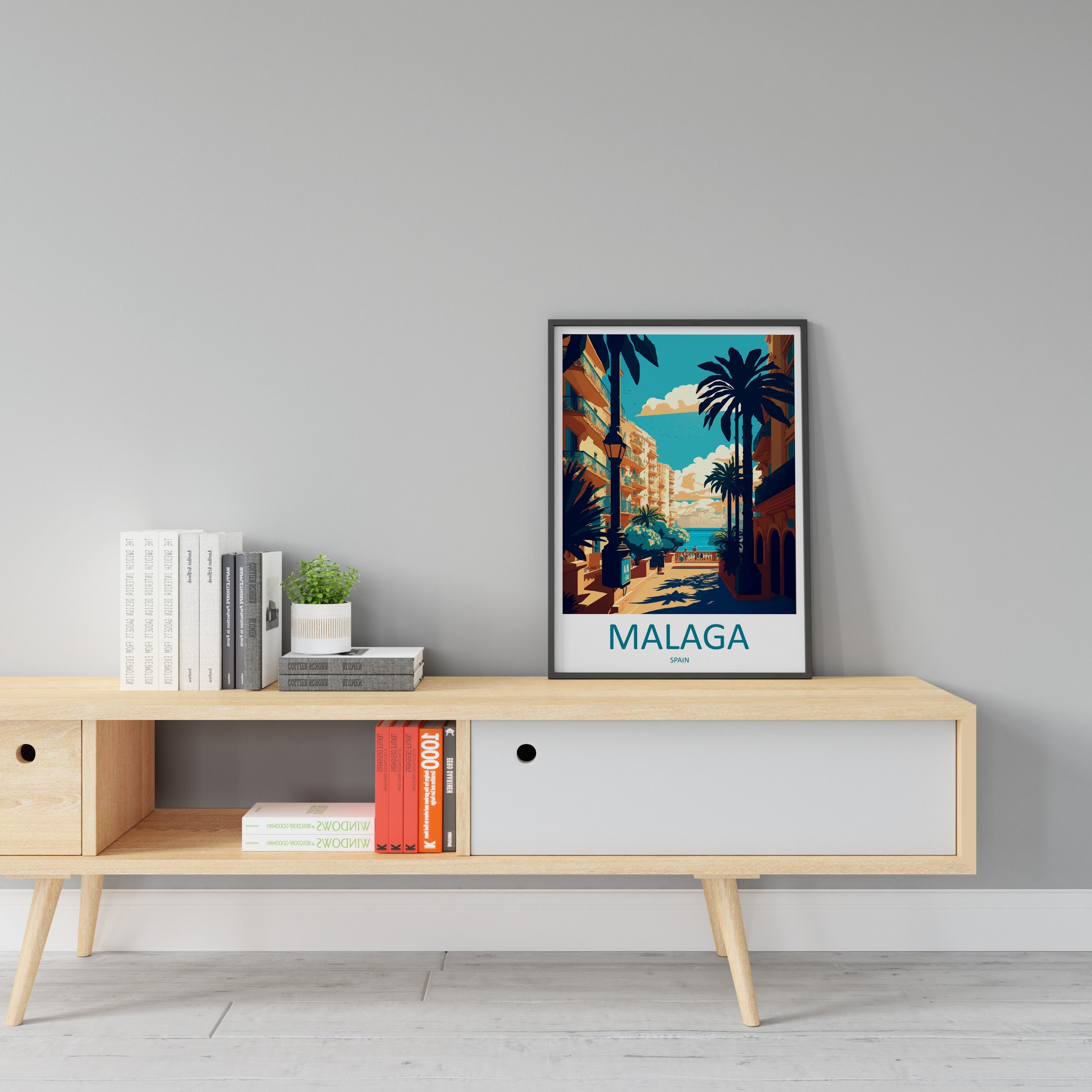 Malaga Travel Print