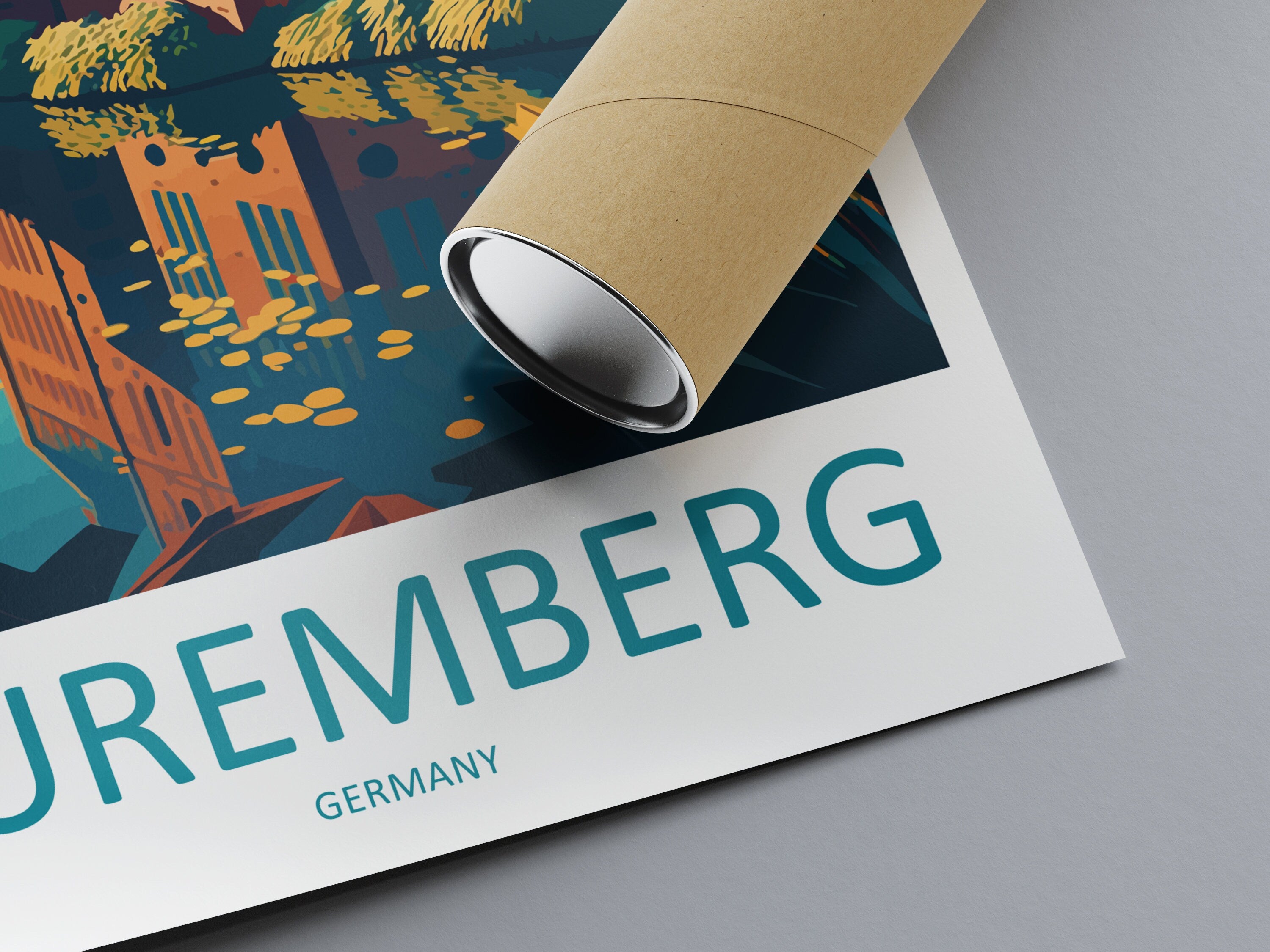 Nuremberg Travel Print