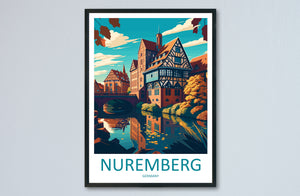 Nuremberg Travel Print