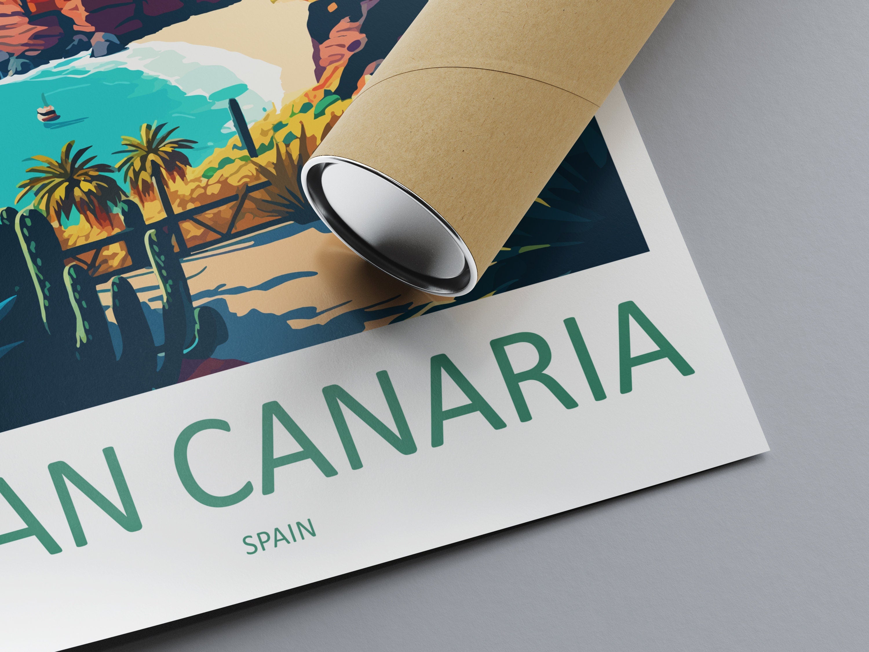 Gran Canaria Travel Print