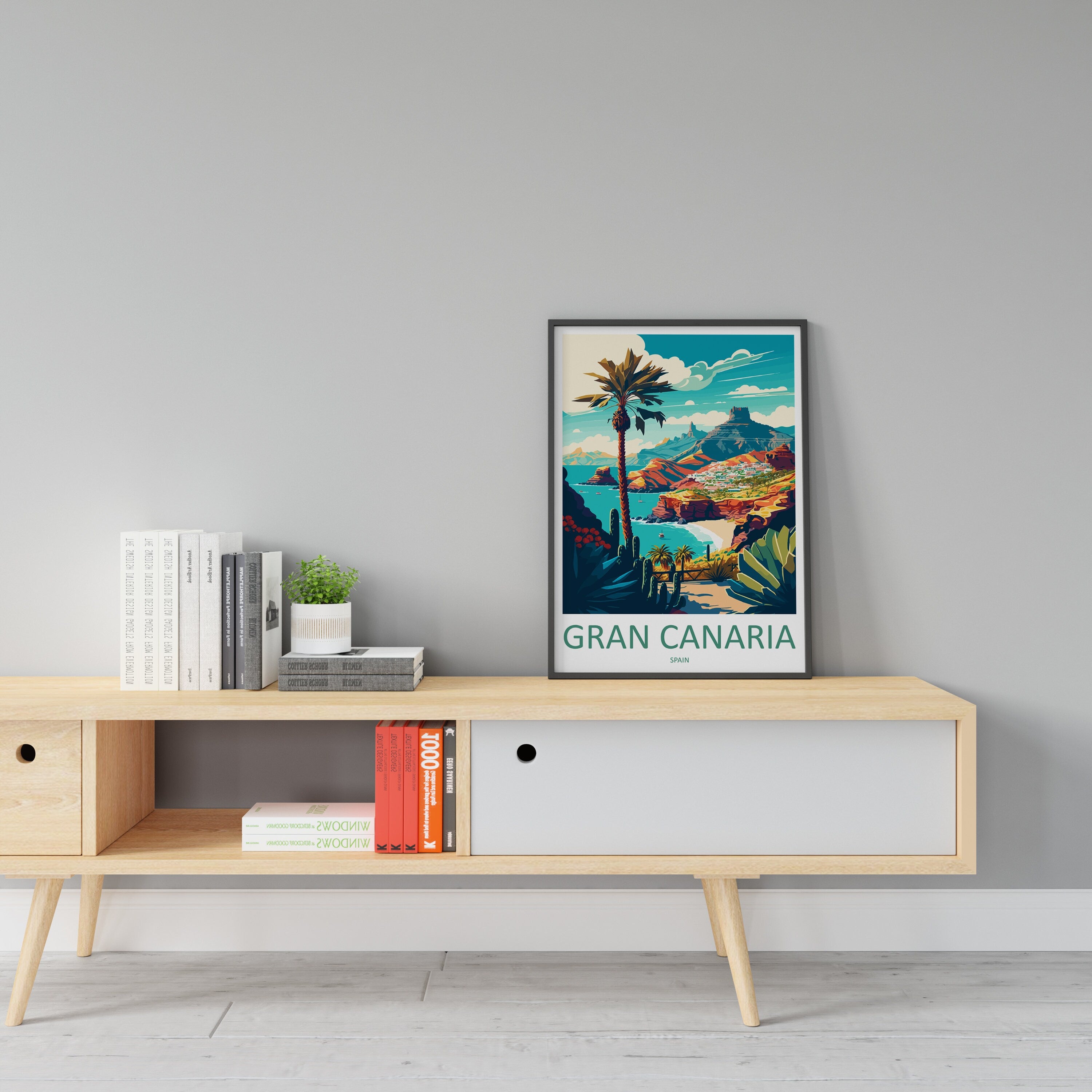 Gran Canaria Travel Print