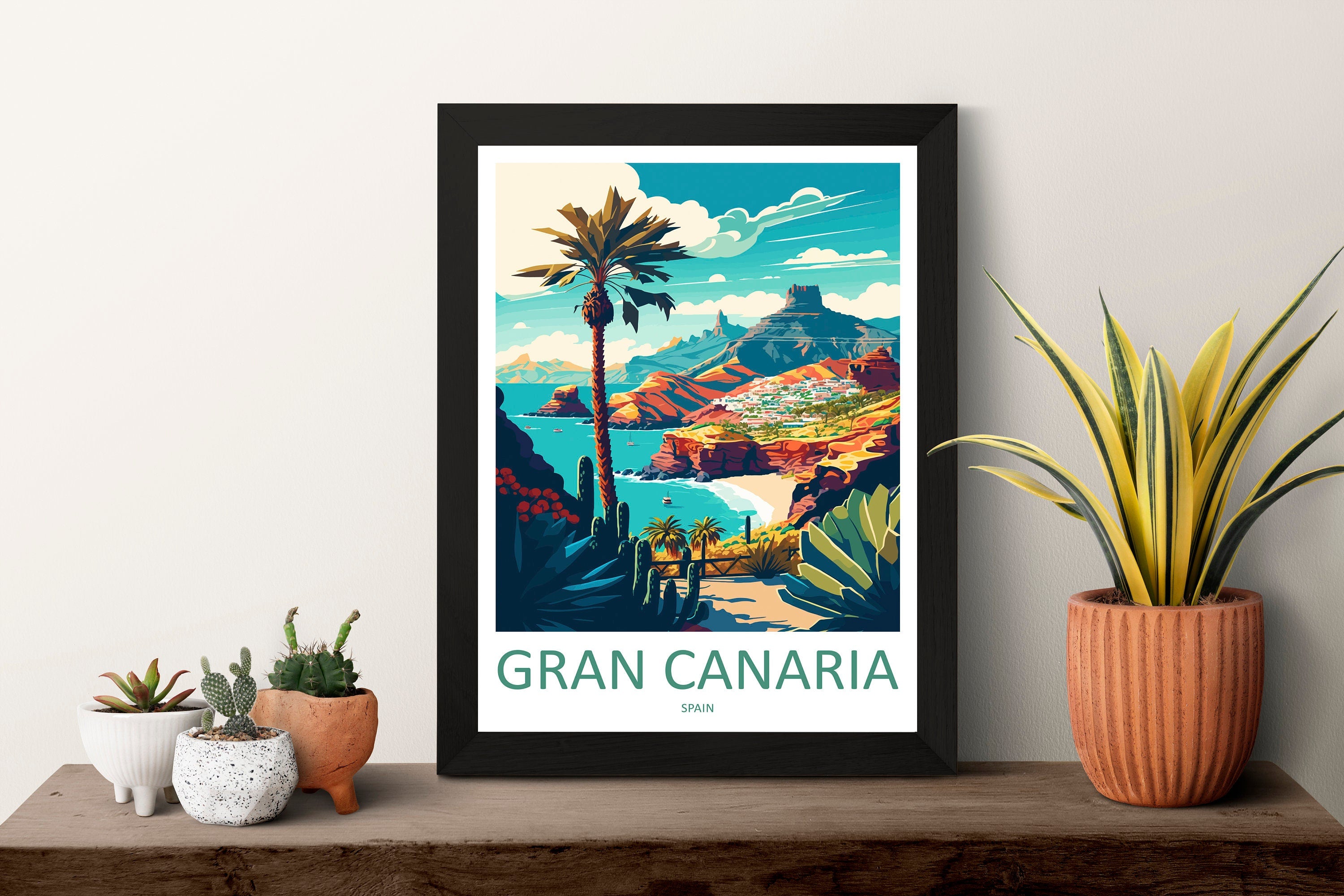 Gran Canaria Travel Print