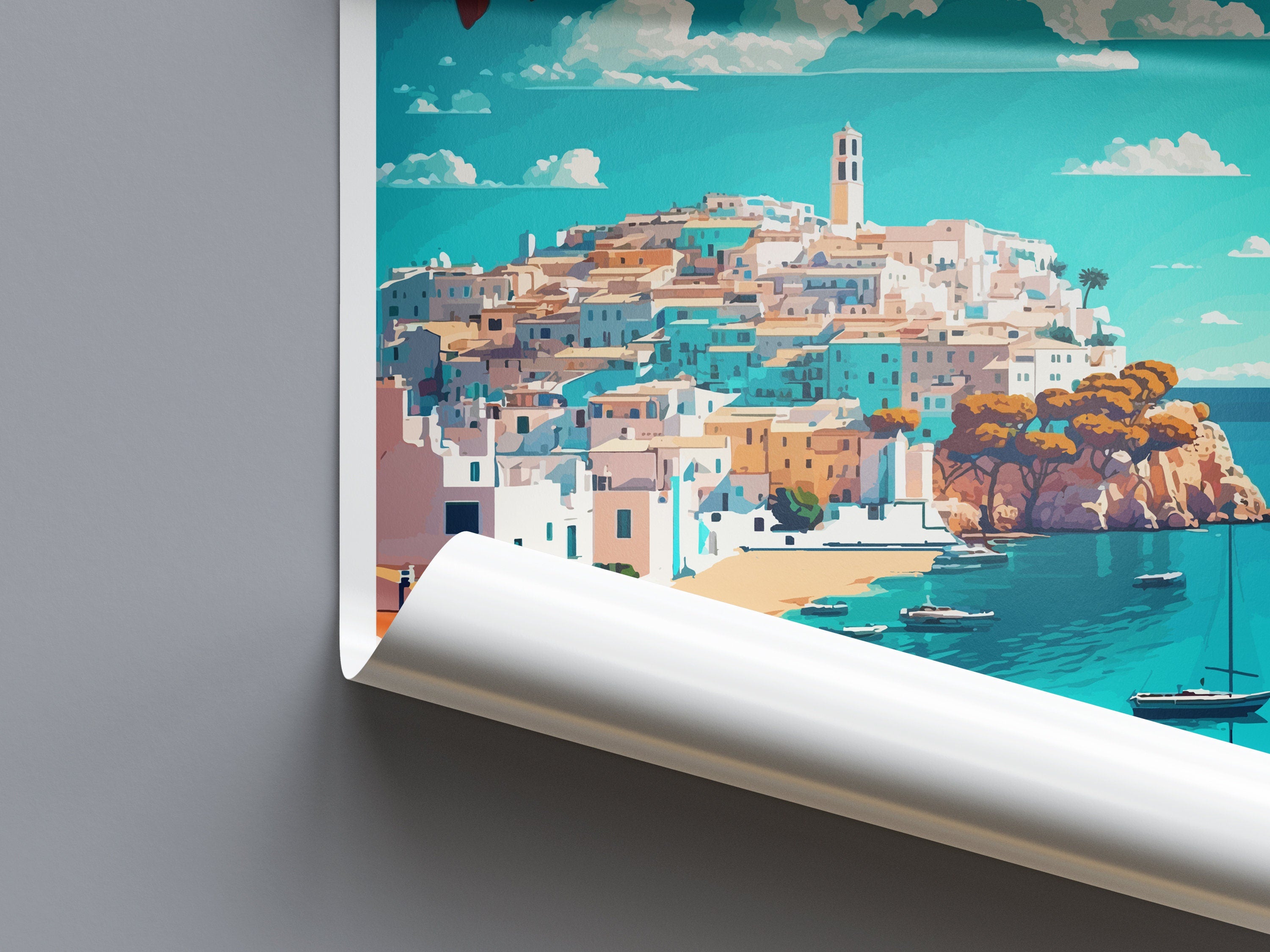 Ibiza Travel Print